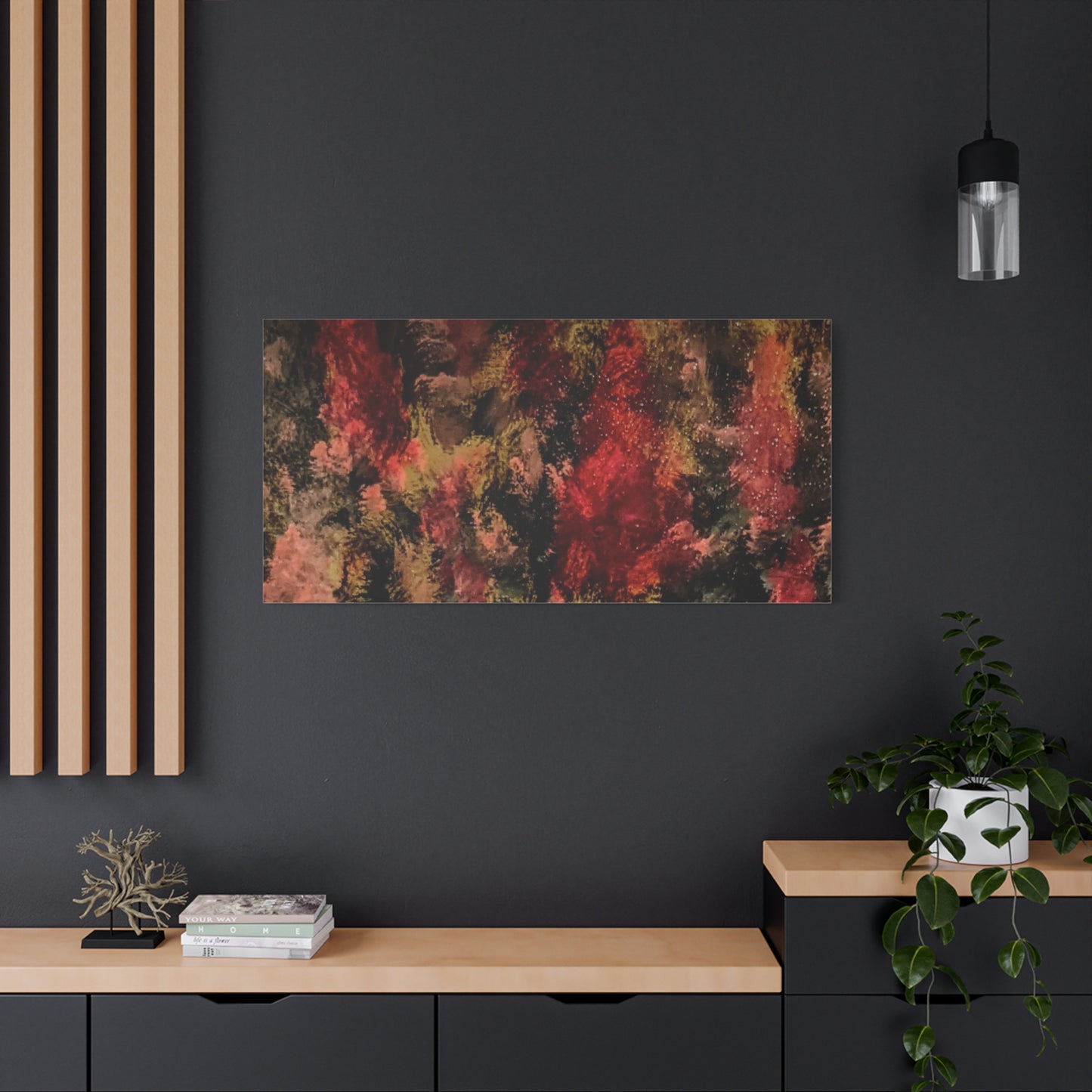 Autumn Forest Abstract Canvas