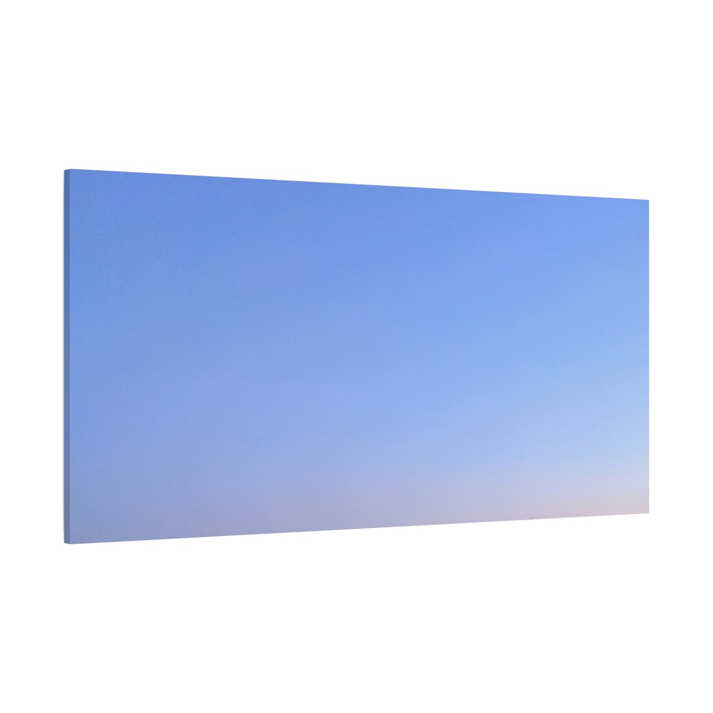 Serene Blue Horizon Matte Canvas Print — Stretched Wall Art