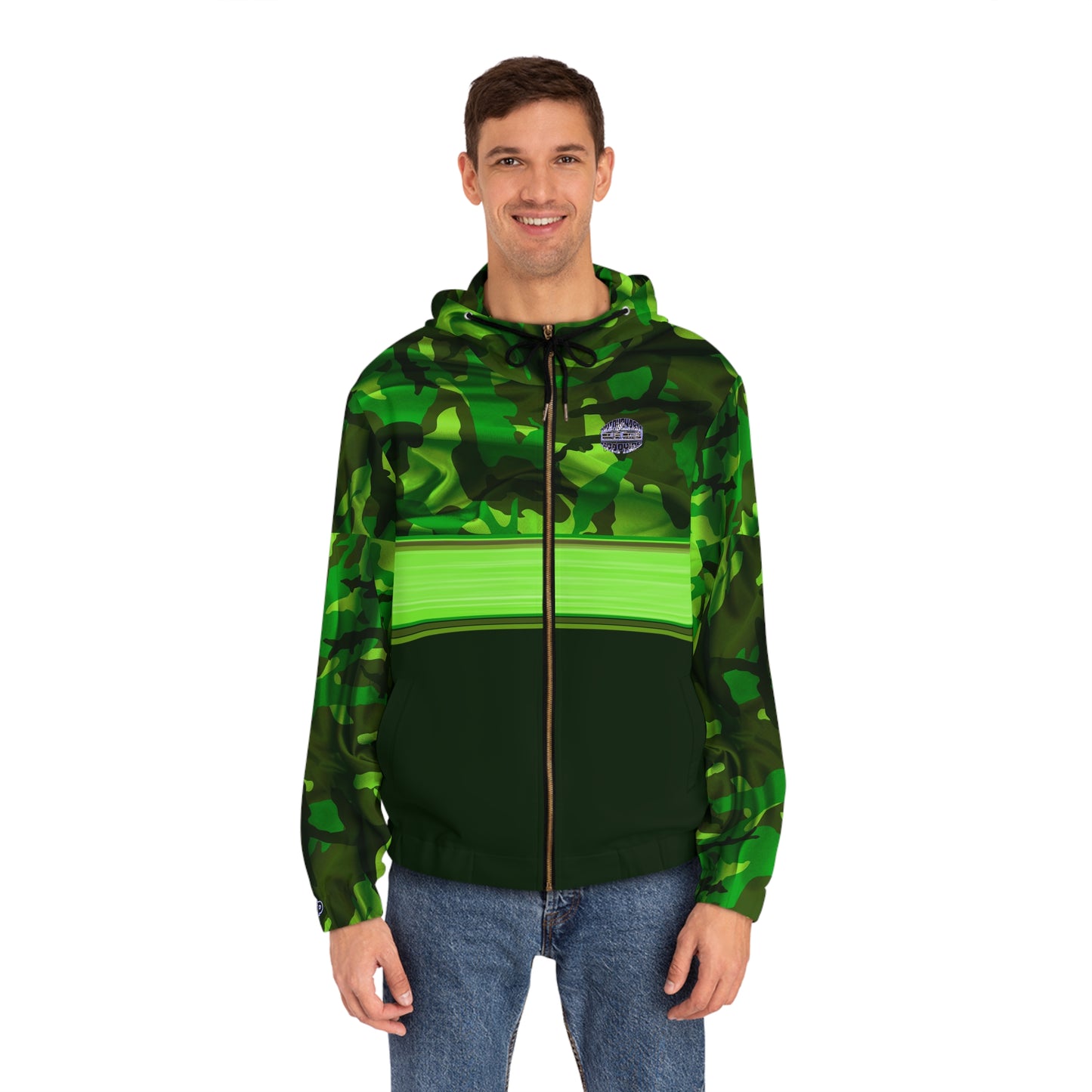 Full-Zip Hoodie bright camo