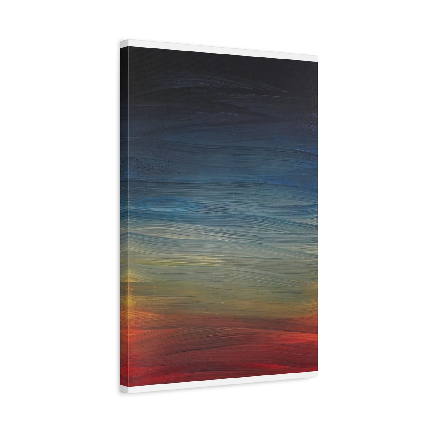 Abstract Coastal Sunset Canvas Print — Matte Stretched Wall Art