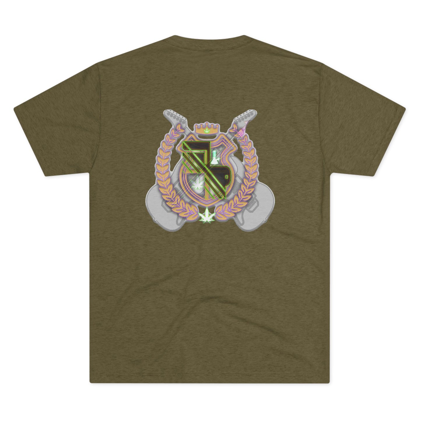 Heraldic Crest T‑Shirt — Vintage Shield Emblem Tee