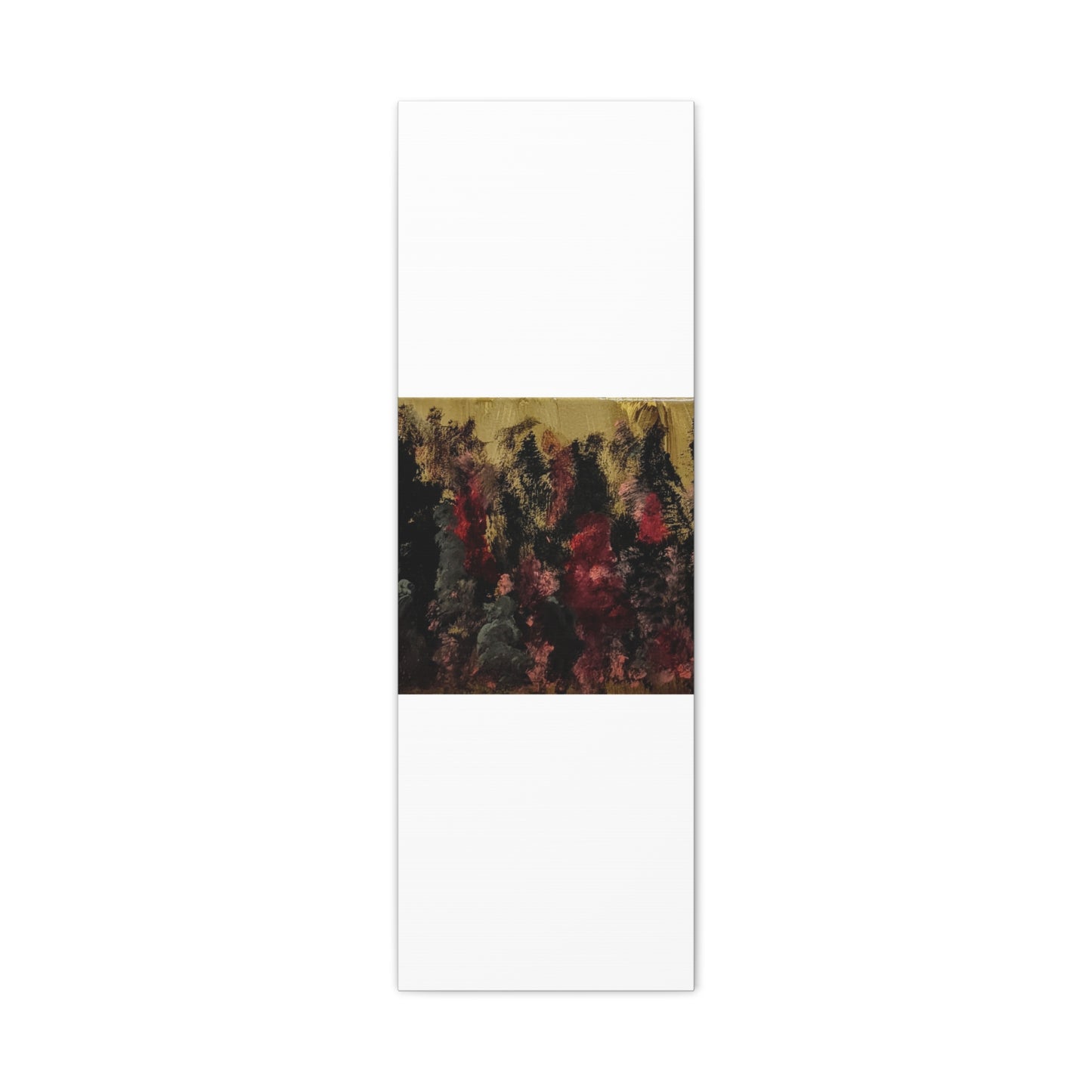 Autumn Forest Nightscape Matte Canvas Print — Stretched 1.25"