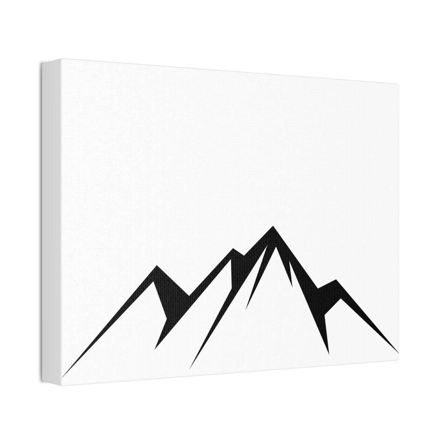 mountains005 - Black Mountain Canvas Art Print