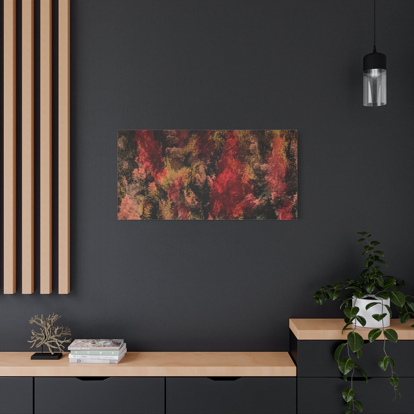Autumn Forest Abstract Canvas