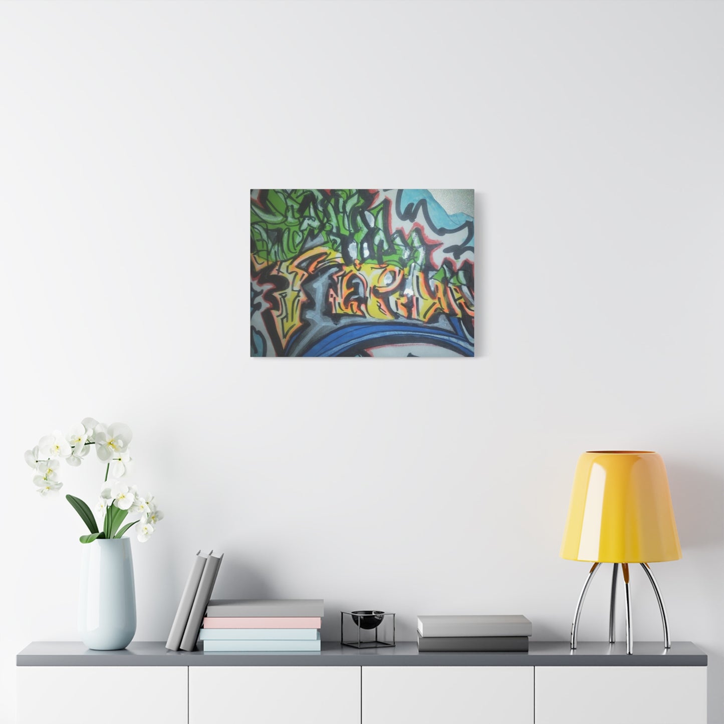 Graffiti Street Art Canvas Print — Urban Colorful Wall Decor
