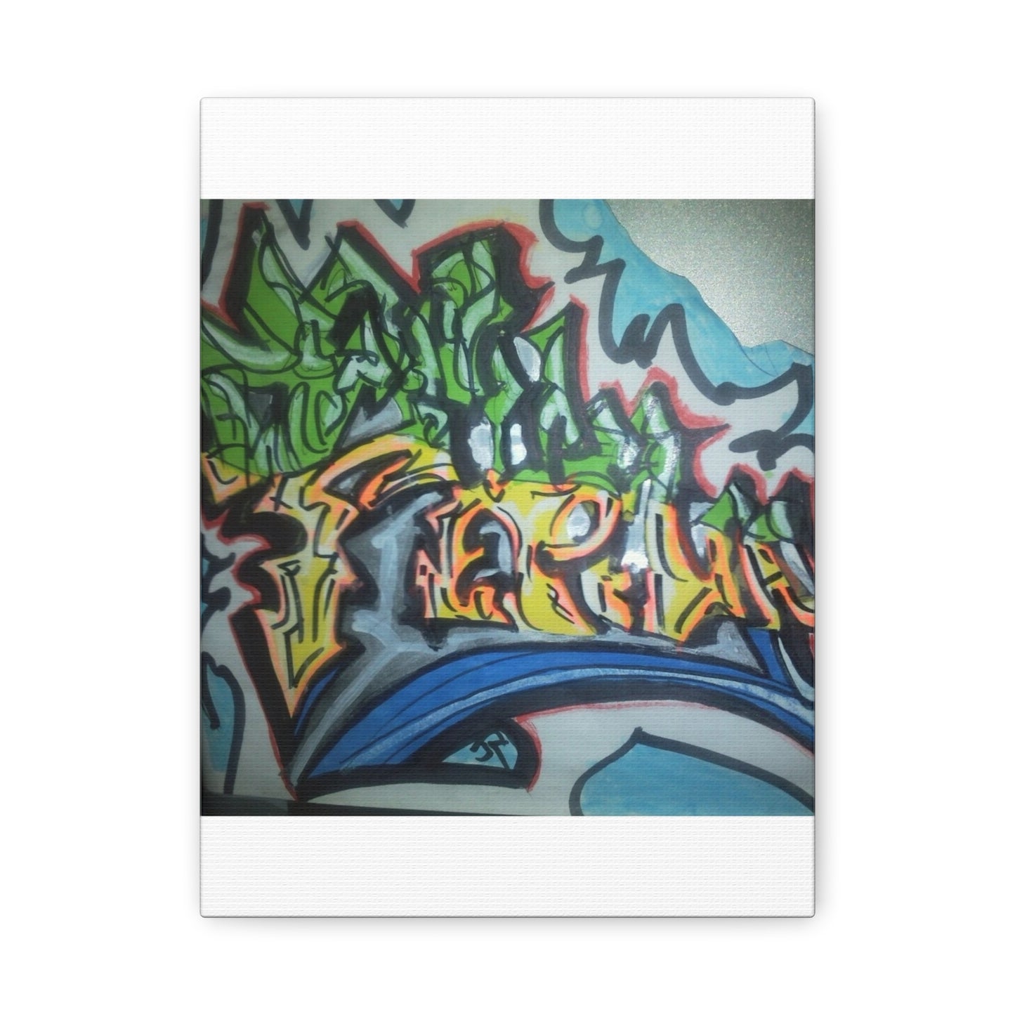 Graffiti Street Art Canvas Print — Urban Colorful Wall Decor