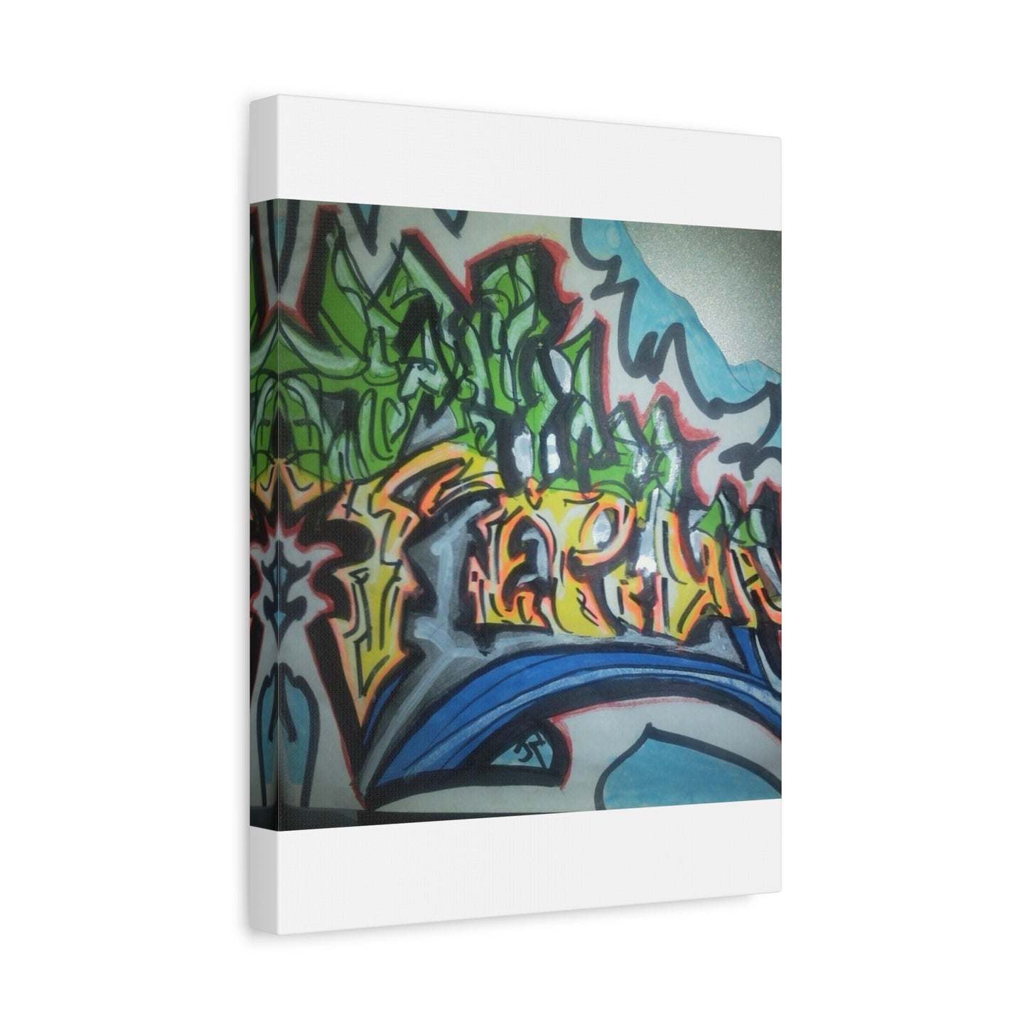 Graffiti Street Art Canvas Print — Urban Colorful Wall Decor