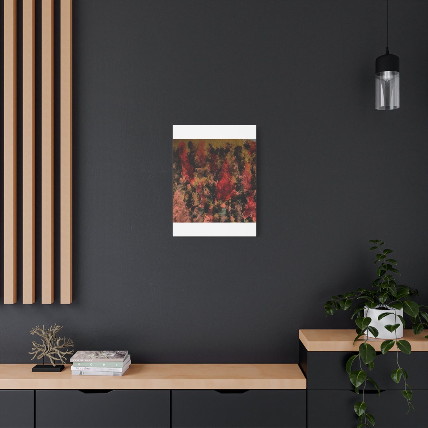Autumn Forest Abstract Canvas