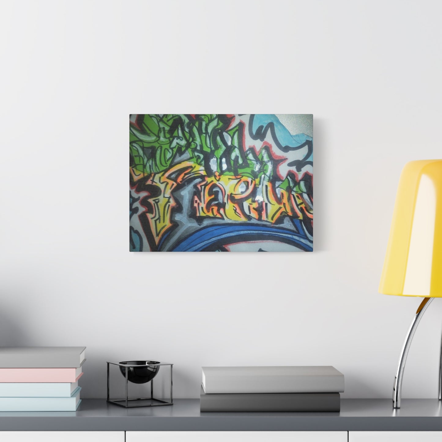 Graffiti Street Art Canvas Print — Urban Colorful Wall Decor