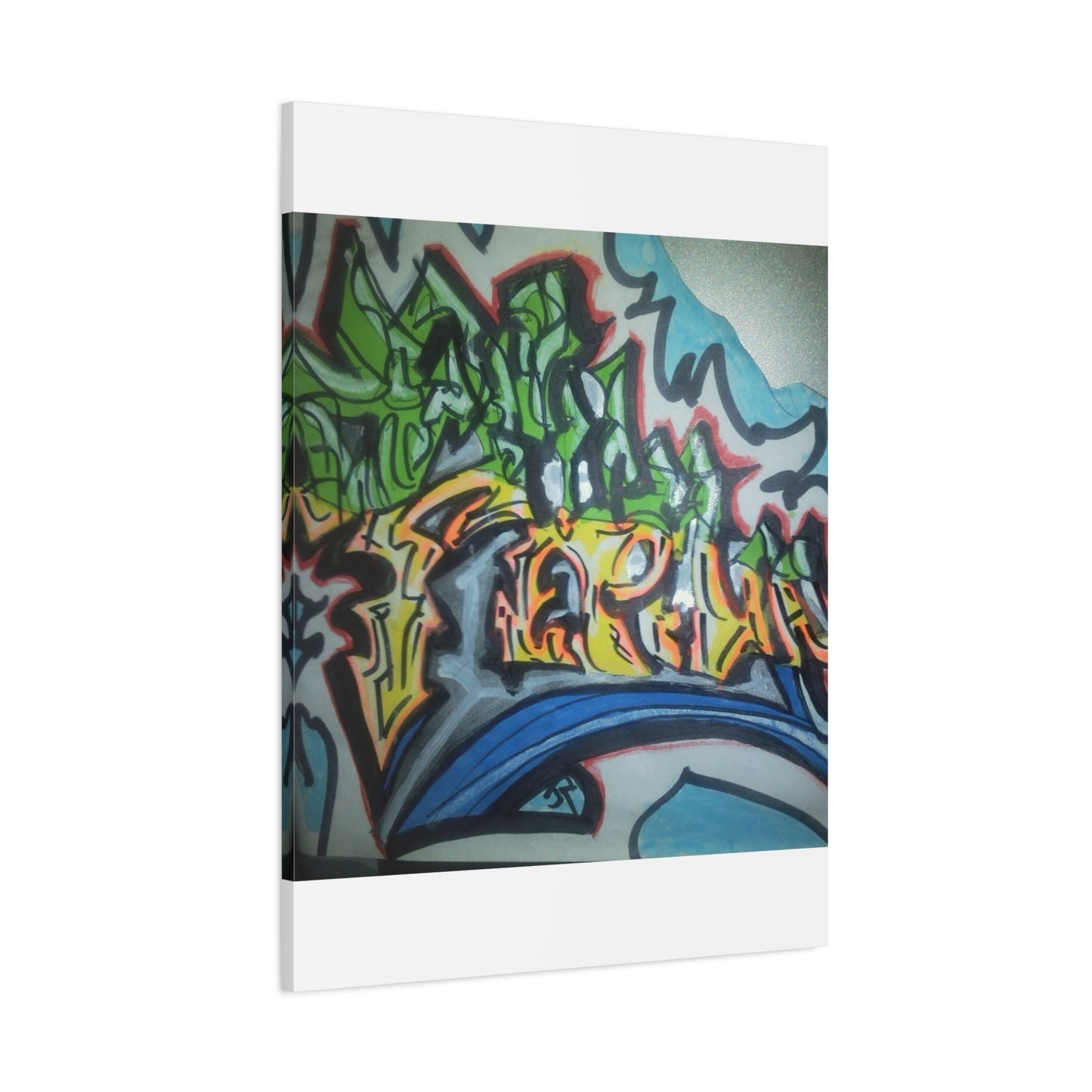 Graffiti Street Art Canvas Print — Urban Colorful Wall Decor