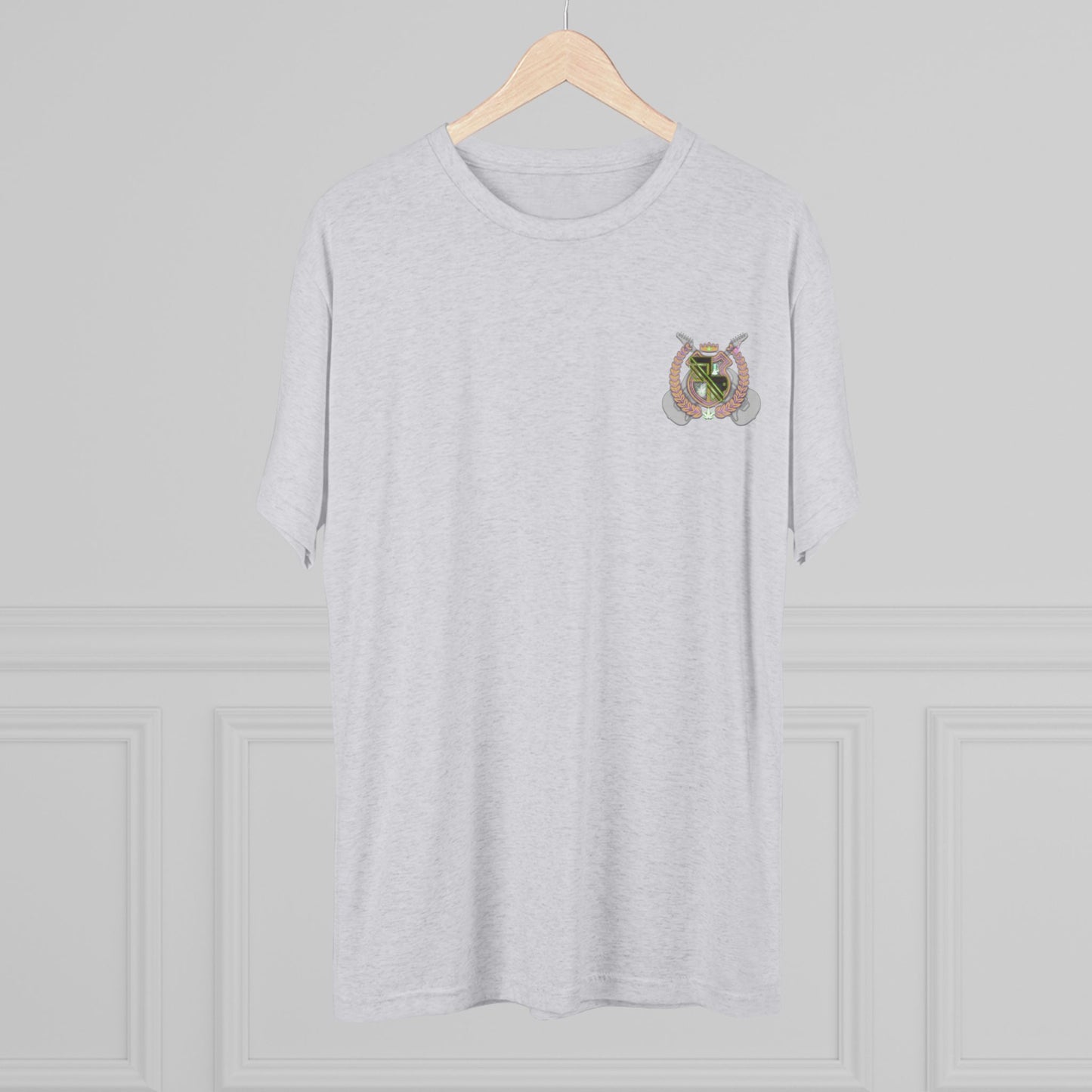 Heraldic Crest T‑Shirt — Vintage Shield Emblem Tee