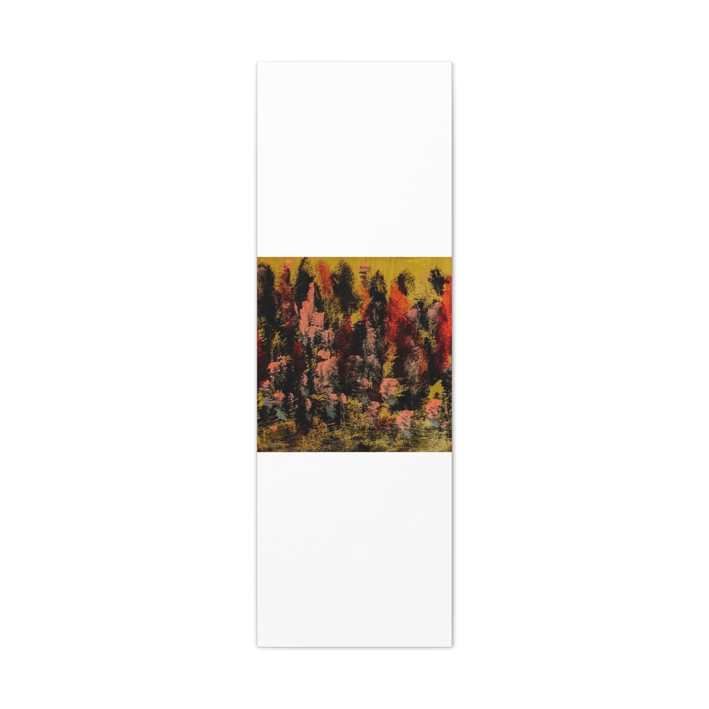 Autumn Forest Abstract — Matte Stretched Canvas