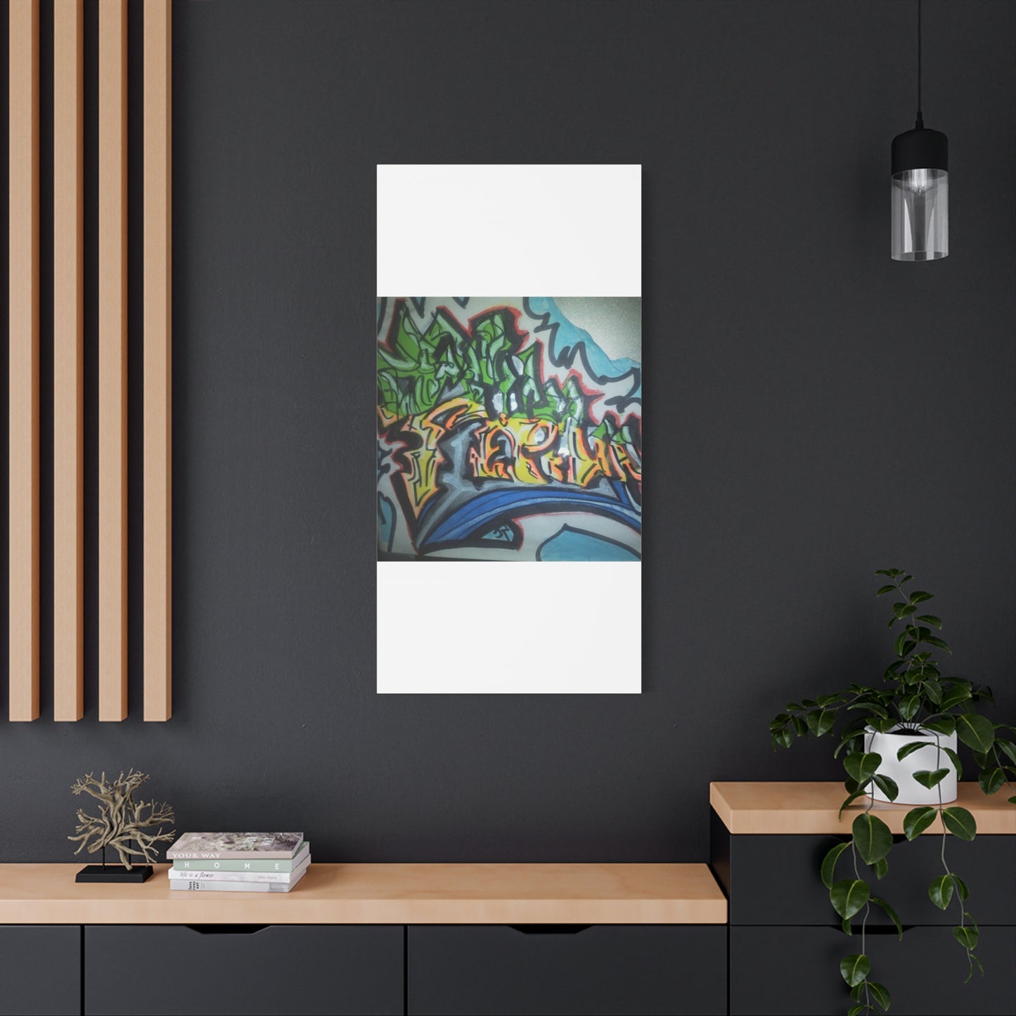 Graffiti Street Art Canvas Print — Urban Colorful Wall Decor