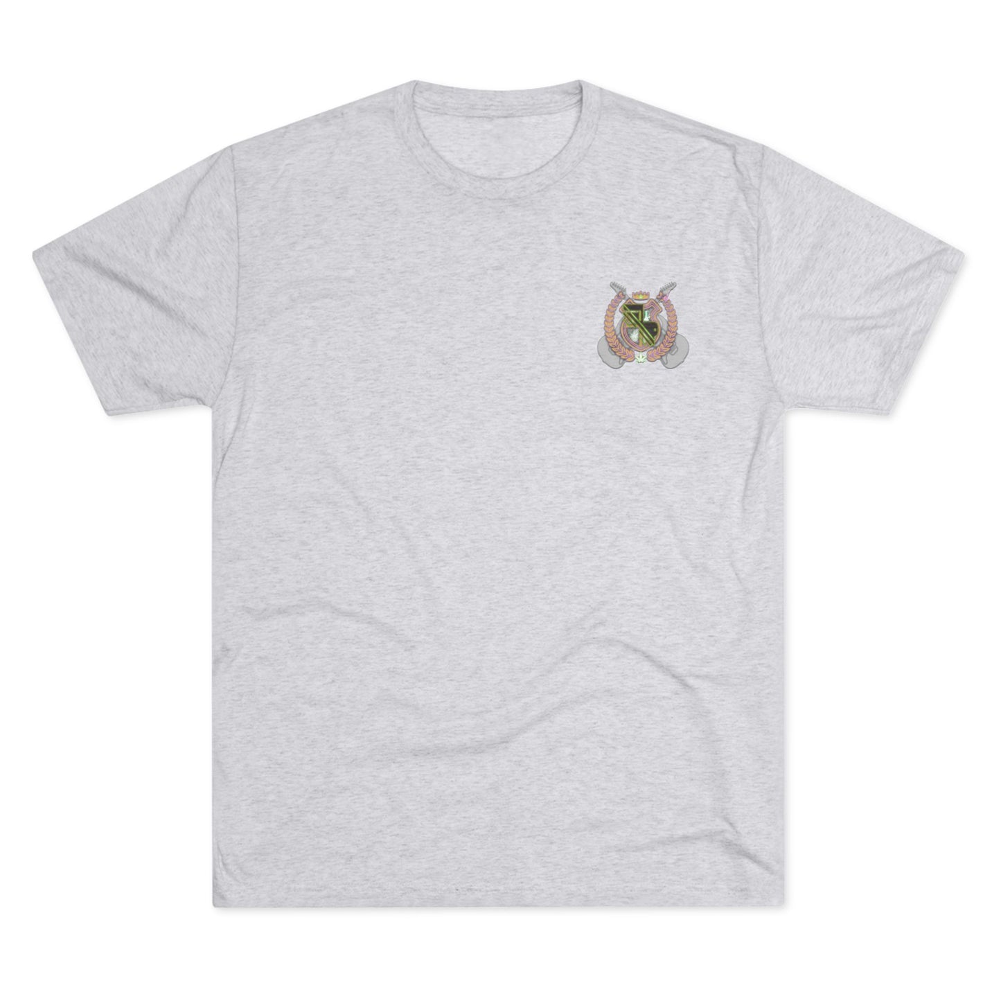 Heraldic Crest T‑Shirt — Vintage Shield Emblem Tee