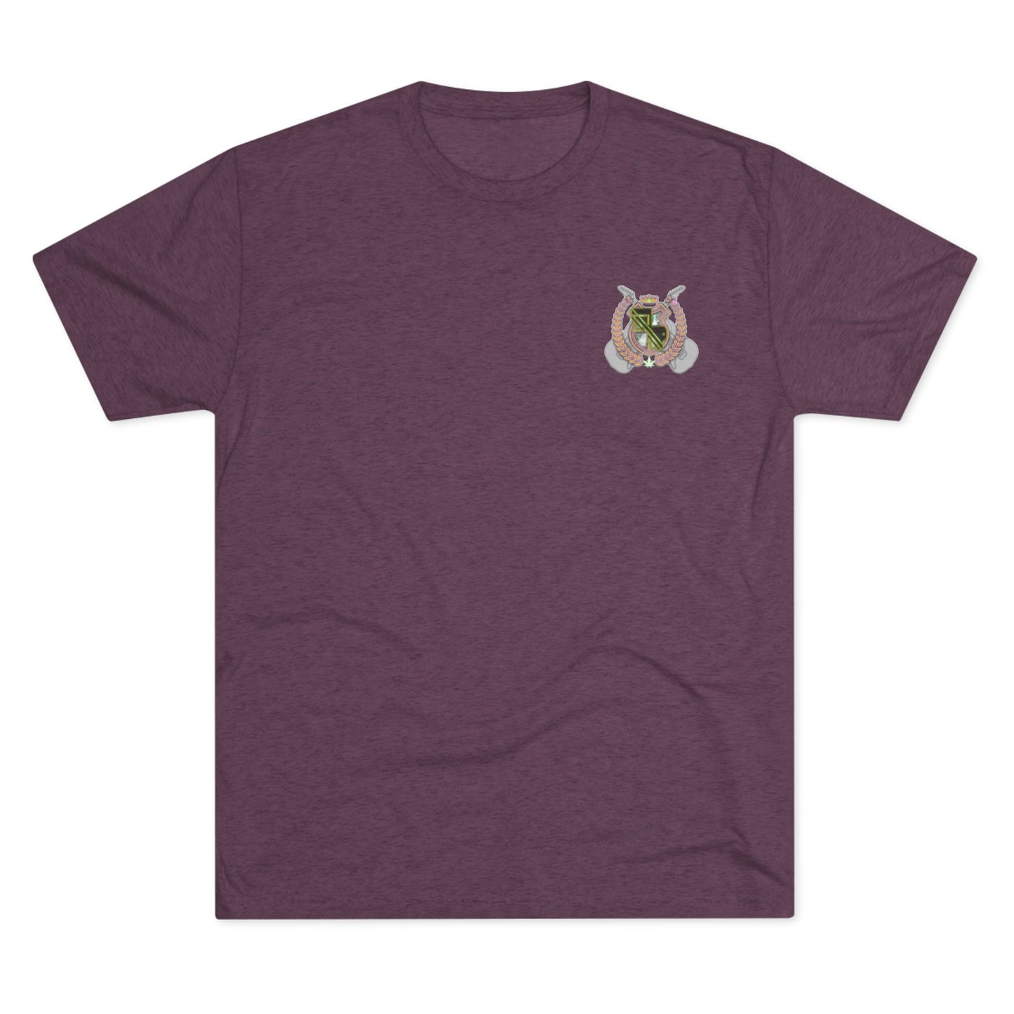 Heraldic Crest T‑Shirt — Vintage Shield Emblem Tee