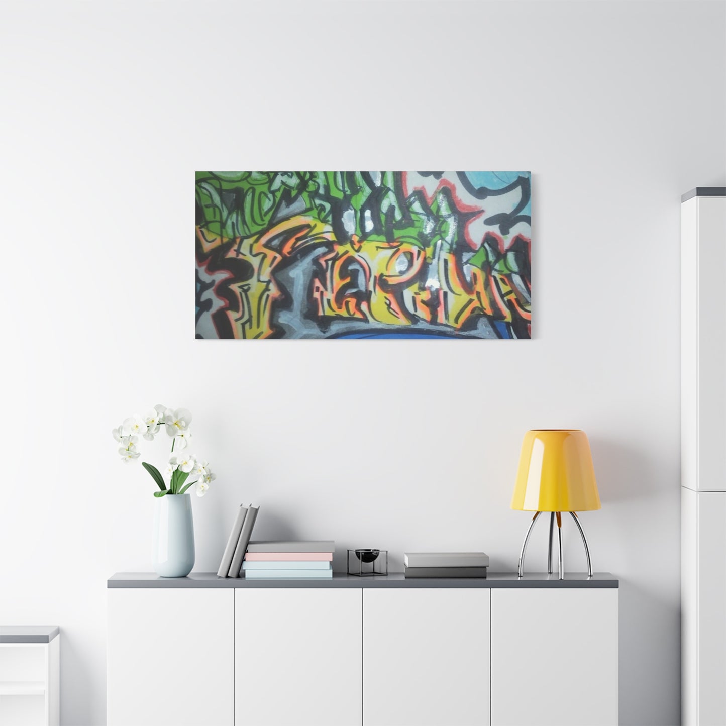 Graffiti Street Art Canvas Print — Urban Colorful Wall Decor