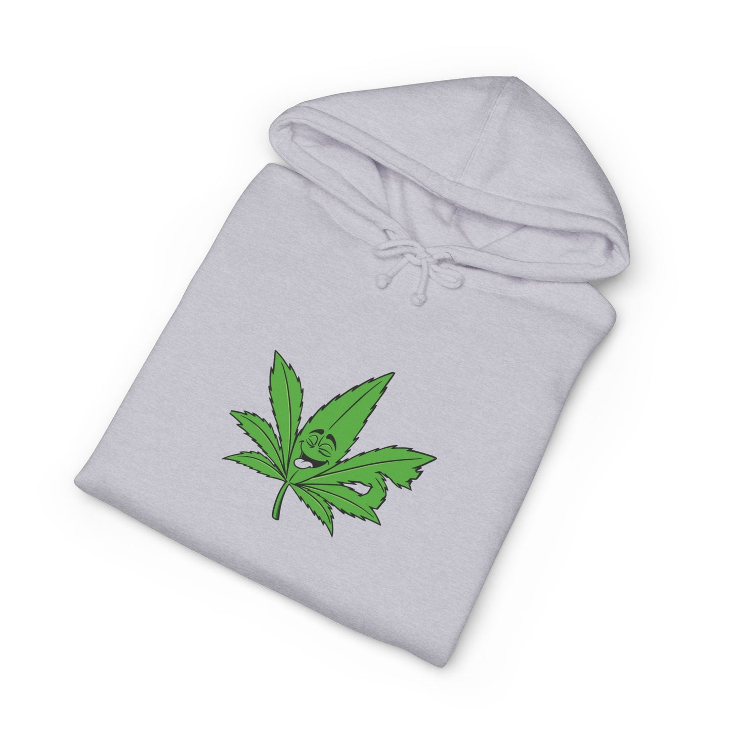 Cannabis Leaf Hoodie — Green Marijuana Leaf Graphic Pullover