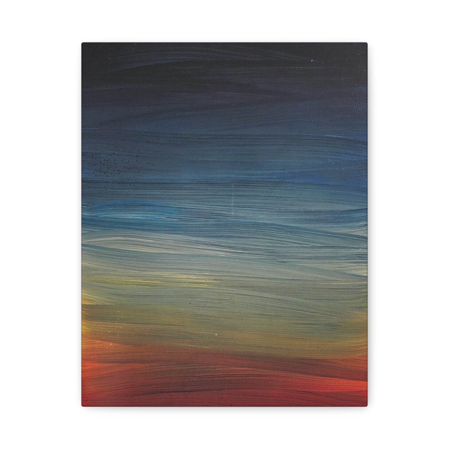 Abstract Coastal Sunset Canvas Print — Matte Stretched Wall Art