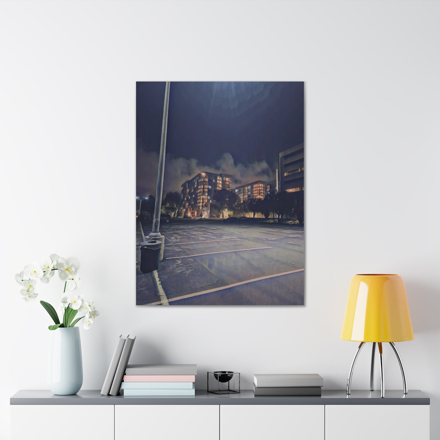 Canvas Art Print - Urban Nightscape Wall Décor