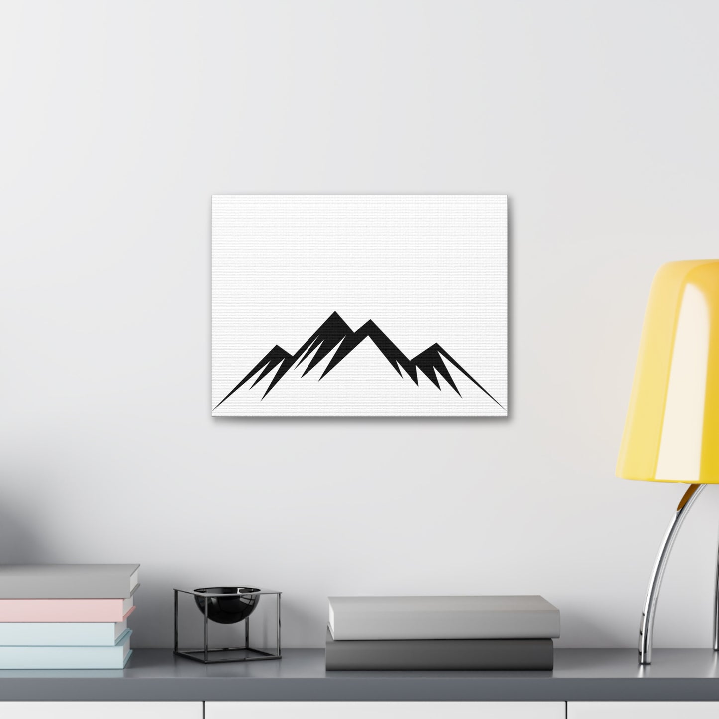 mountains004 - Minimalist Mountain Canvas Art