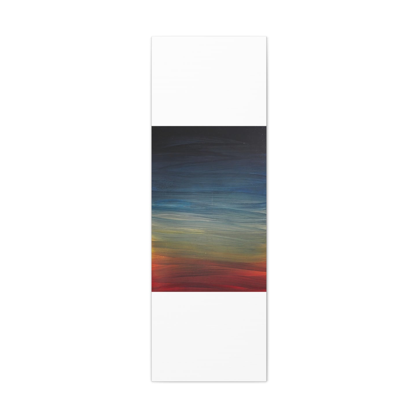 Abstract Coastal Sunset Canvas Print — Matte Stretched Wall Art