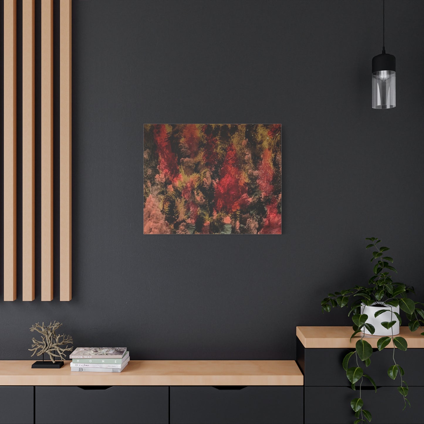 Autumn Forest Abstract Canvas