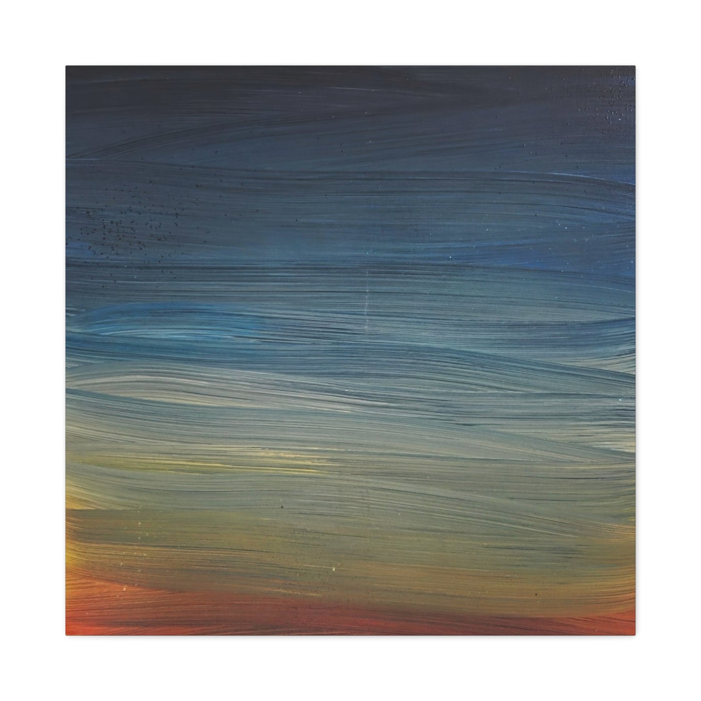 Abstract Coastal Sunset Canvas Print — Matte Stretched Wall Art
