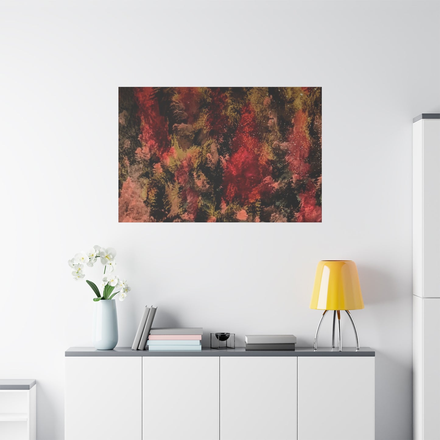 Autumn Forest Abstract Canvas
