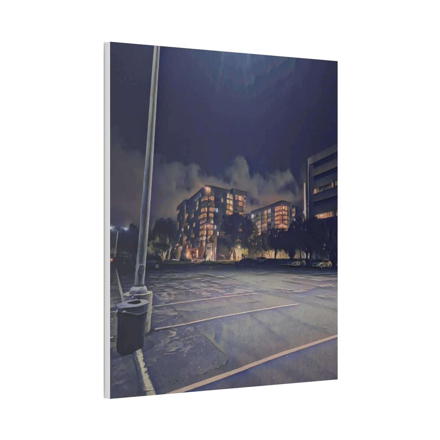 Canvas Art Print - Urban Nightscape Wall Décor