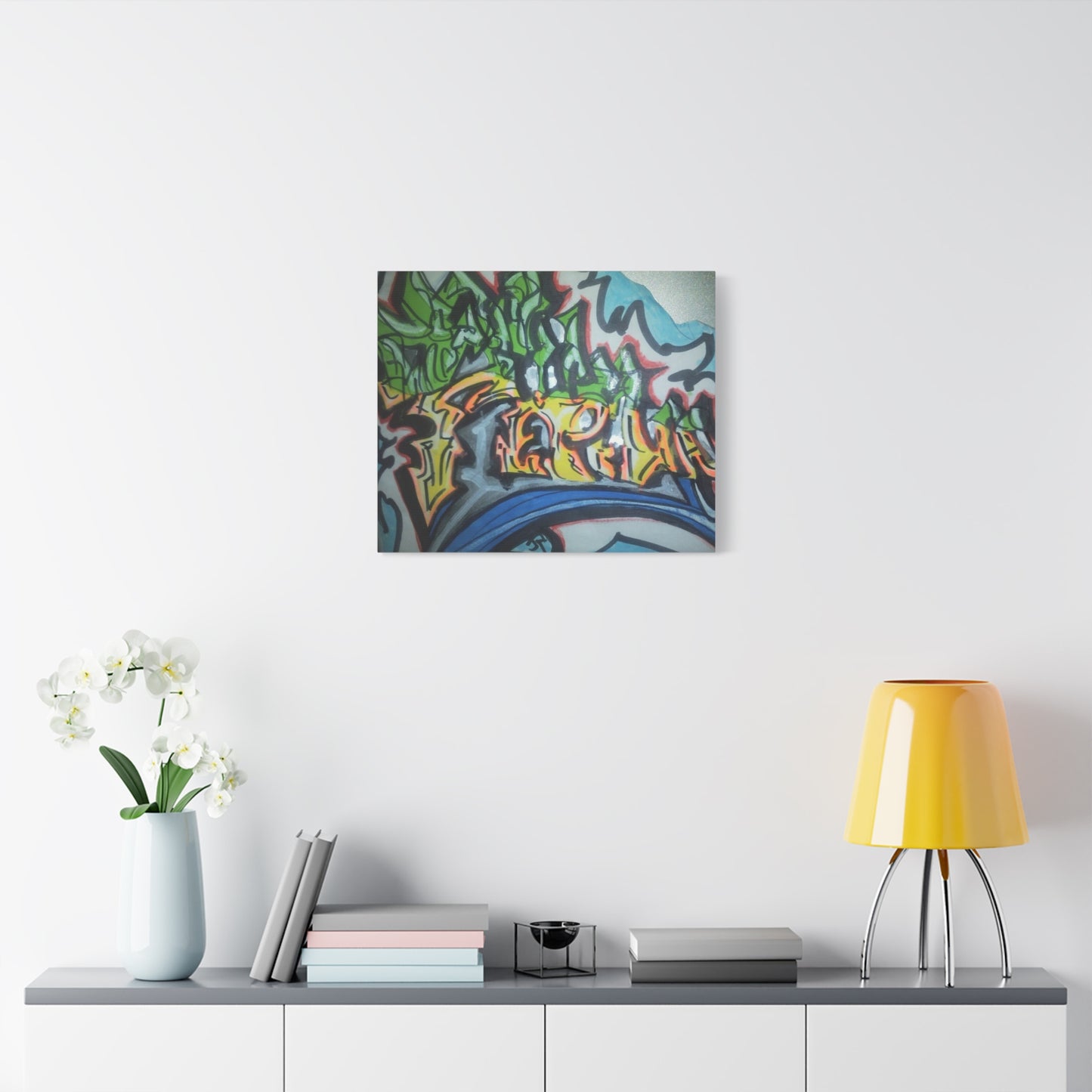 Graffiti Street Art Canvas Print — Urban Colorful Wall Decor