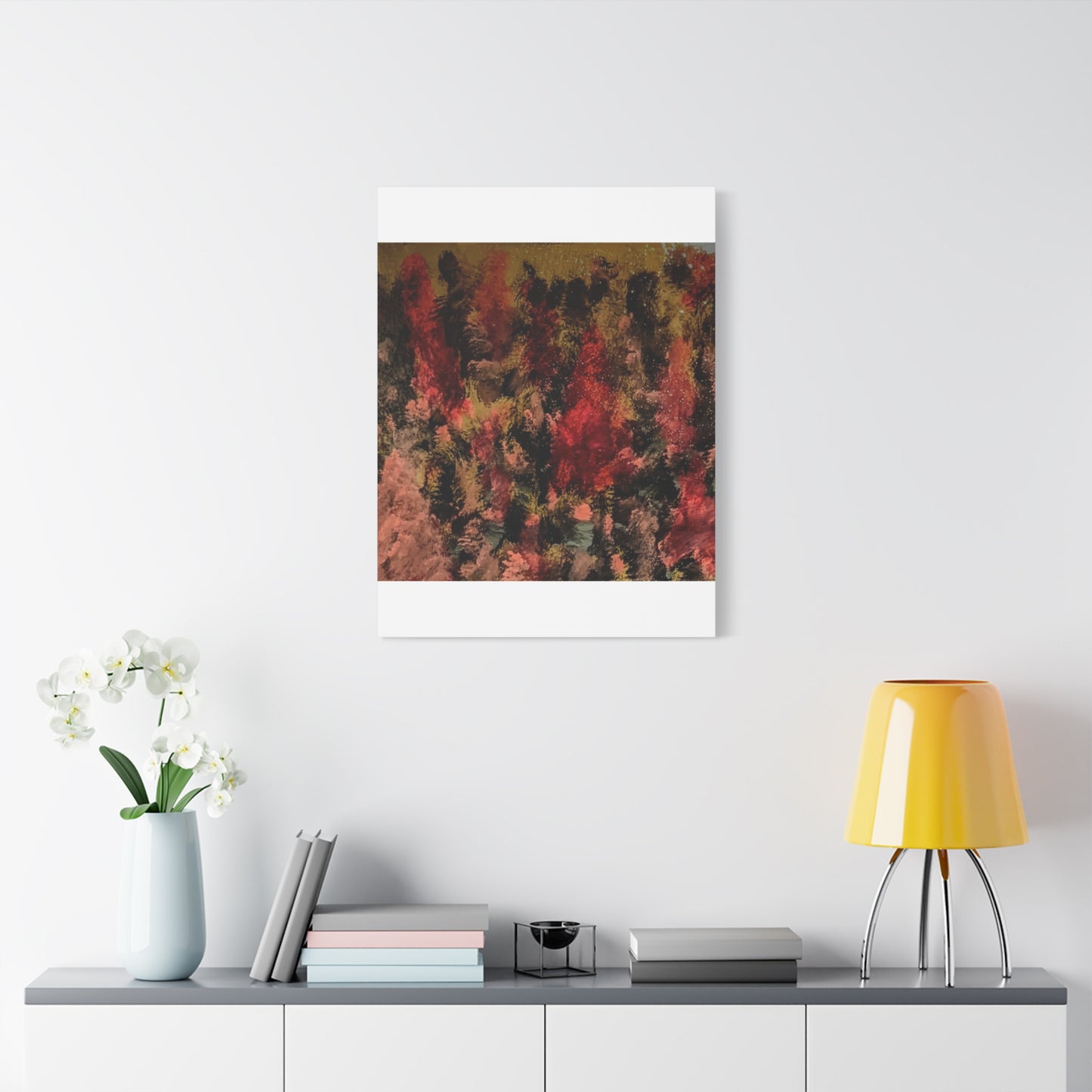 Autumn Forest Abstract Canvas