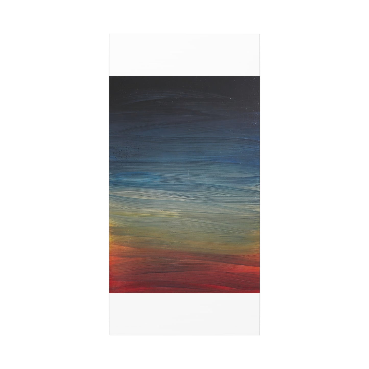 Abstract Coastal Sunset Canvas Print — Matte Stretched Wall Art