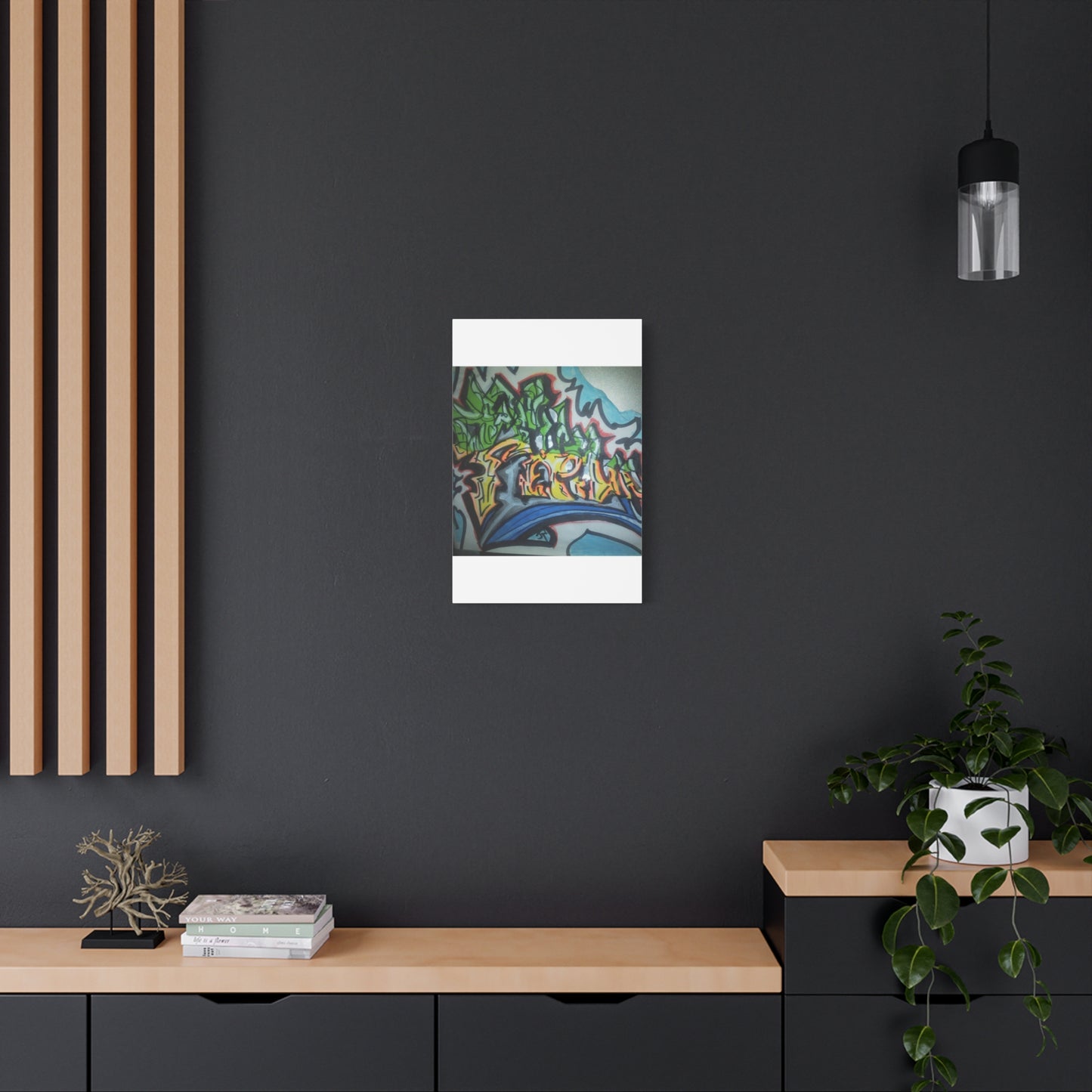 Graffiti Street Art Canvas Print — Urban Colorful Wall Decor