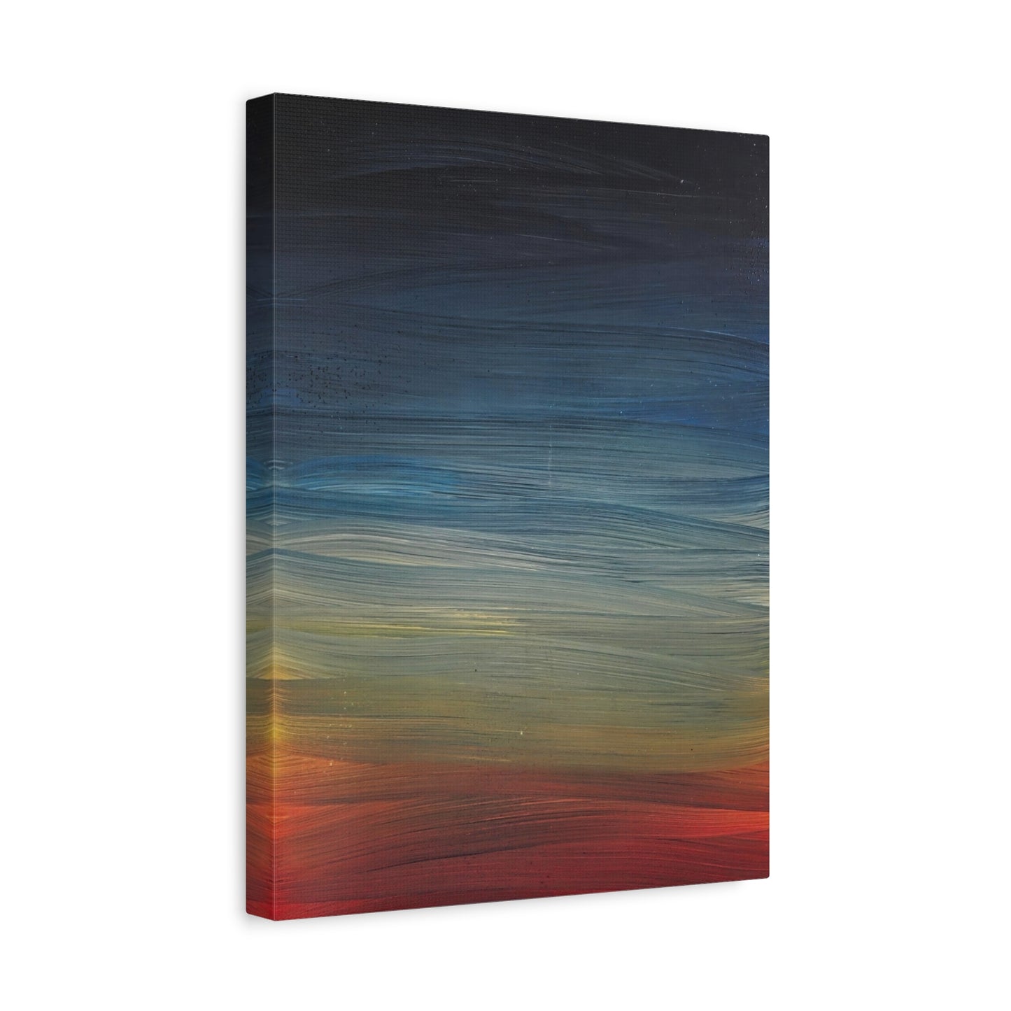 Abstract Coastal Sunset Canvas Print — Matte Stretched Wall Art
