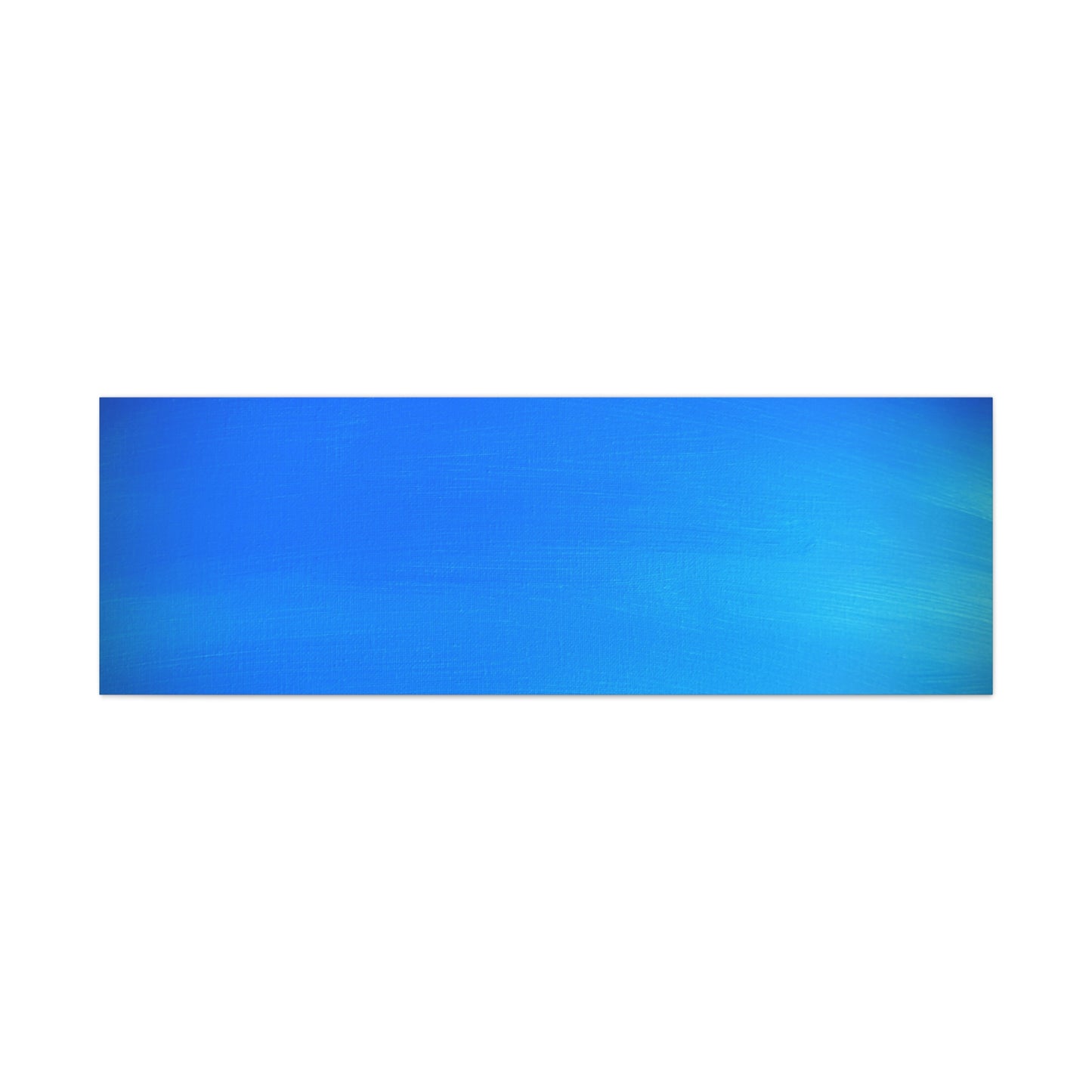 Blue Burst - Gradient Matte Canvas Print — Abstract Ocean Wall Art, Stretched 1.25"