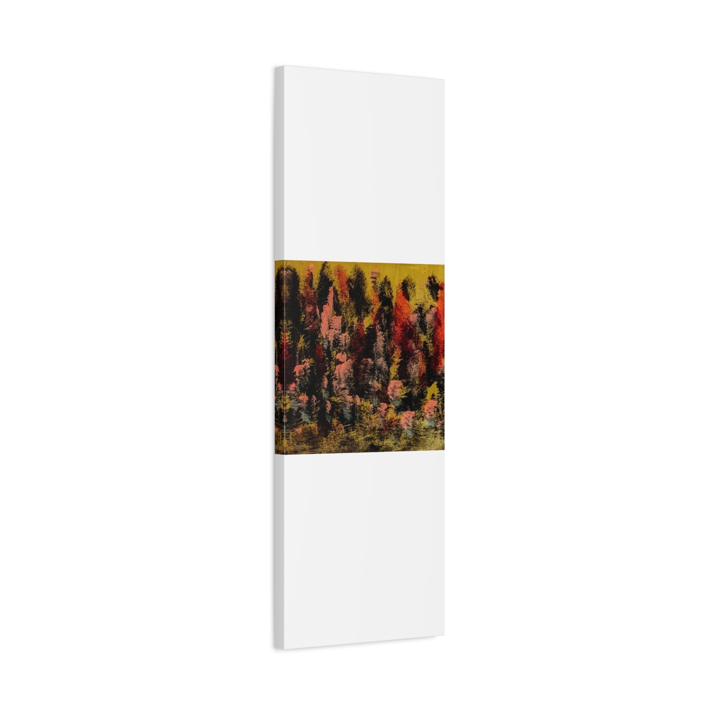 Autumn Forest Abstract — Matte Stretched Canvas