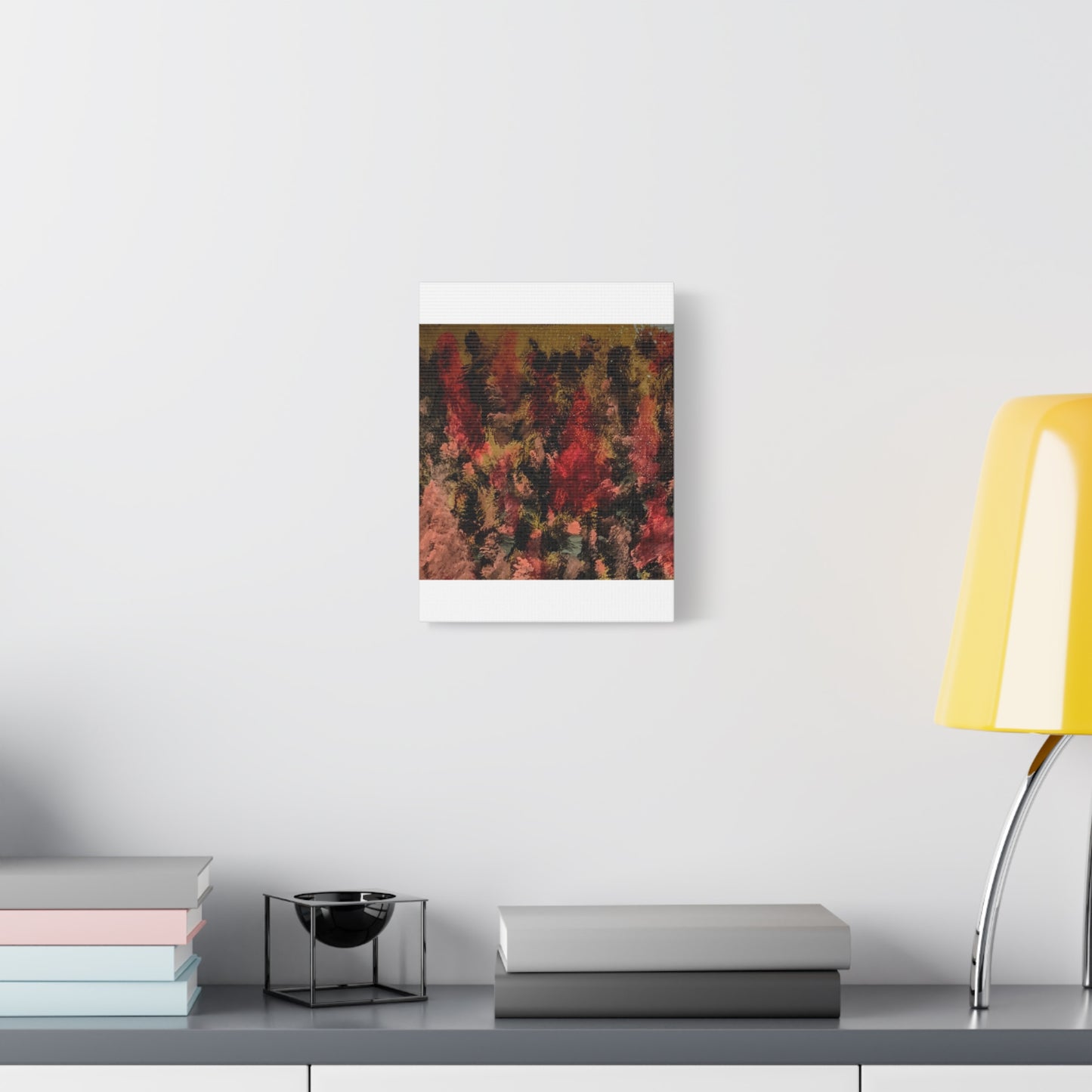 Autumn Forest Abstract Canvas