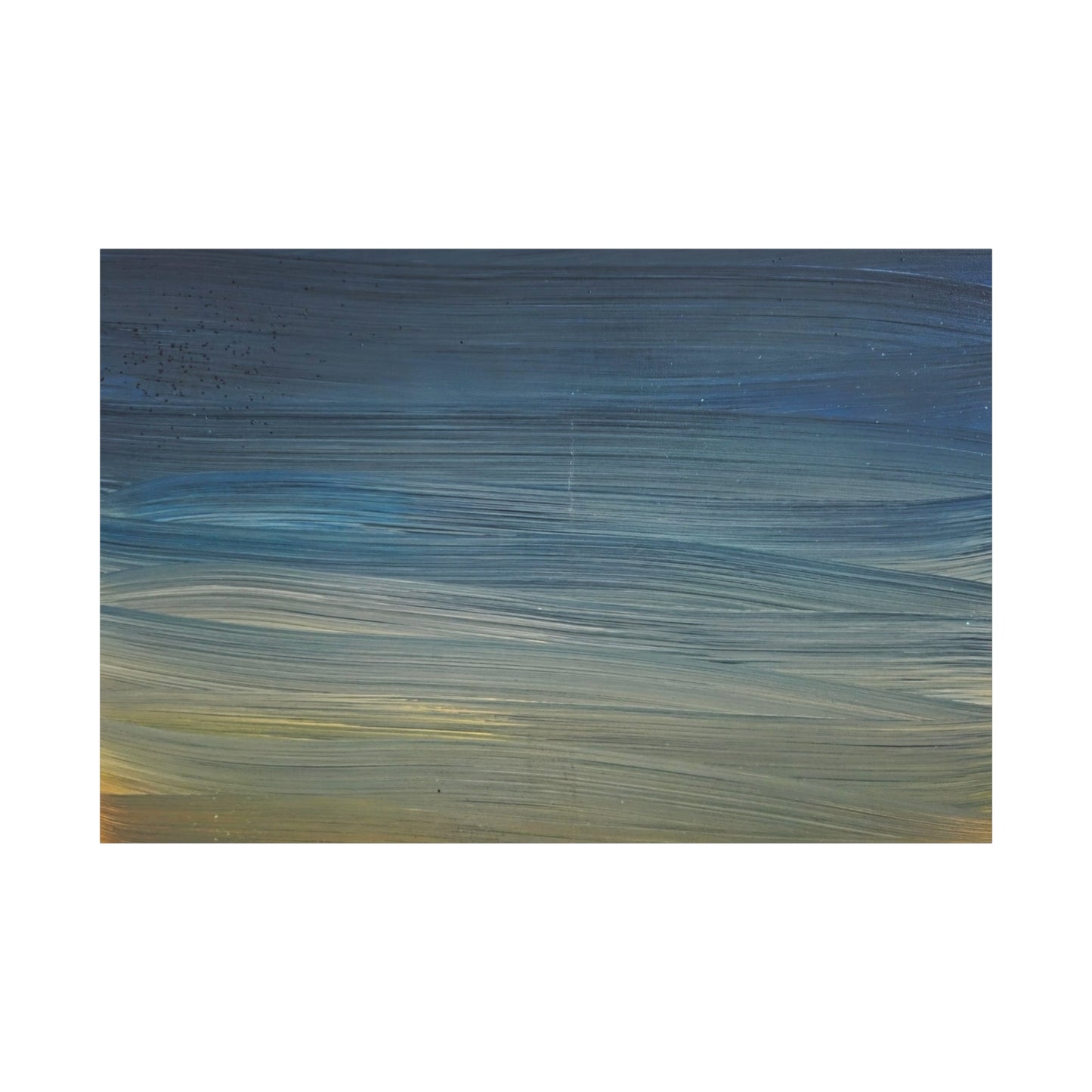 Abstract Coastal Sunset Canvas Print — Matte Stretched Wall Art