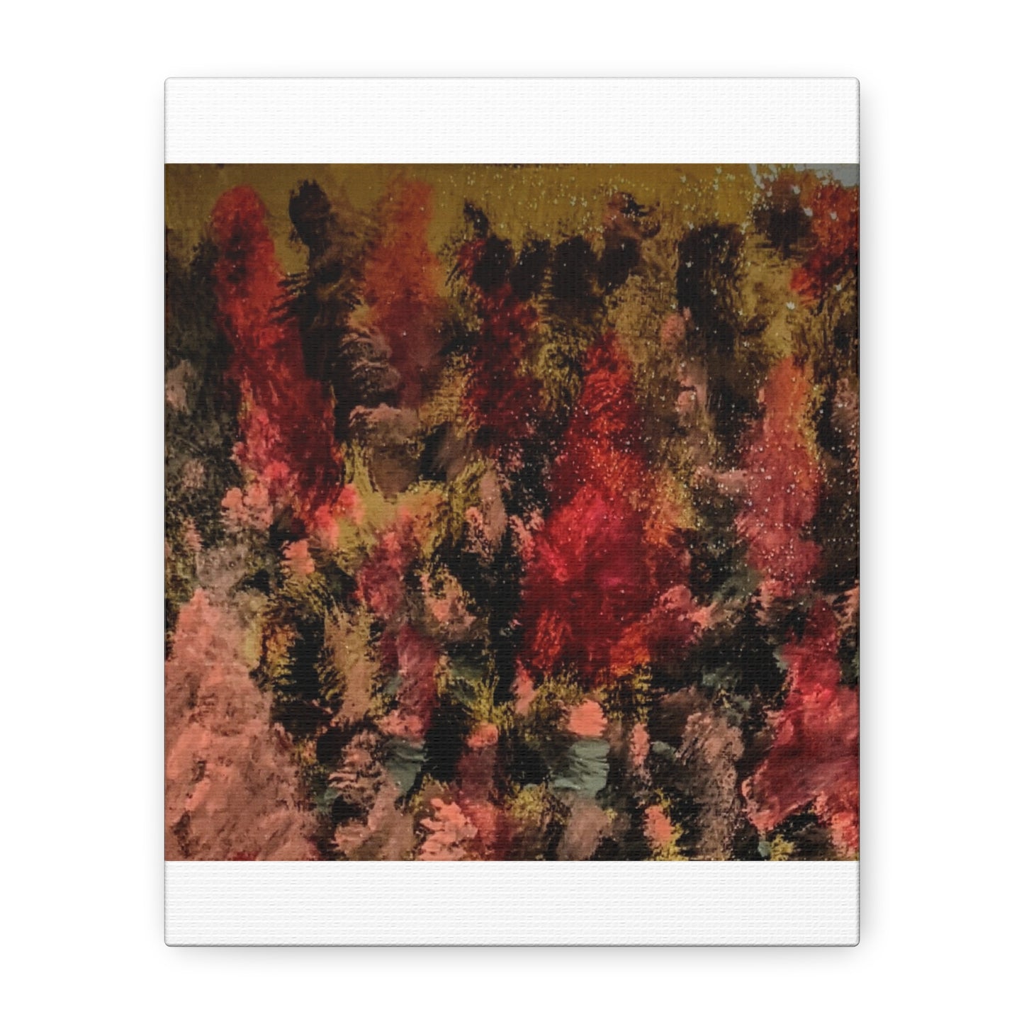 Autumn Forest Abstract Canvas