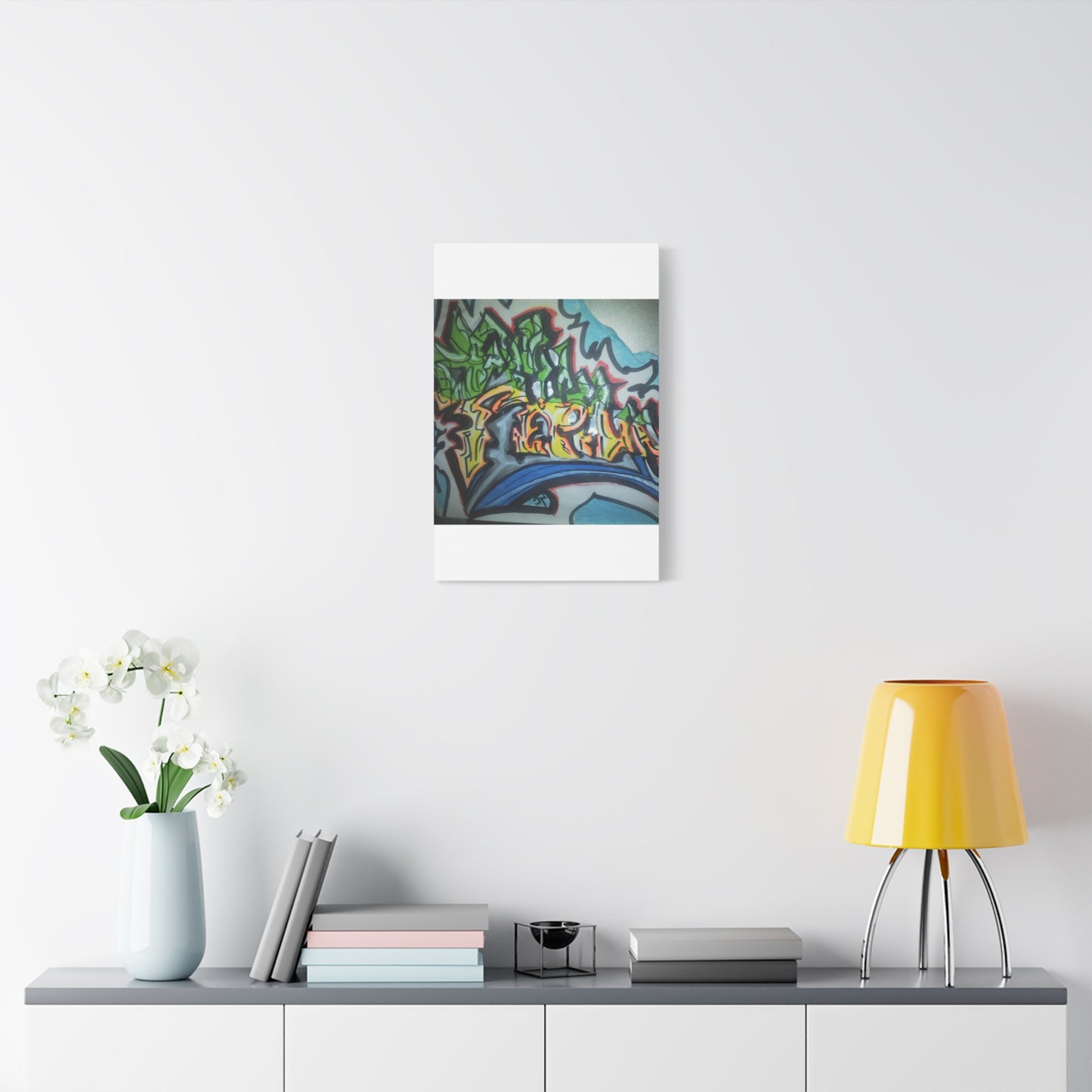 Graffiti Street Art Canvas Print — Urban Colorful Wall Decor