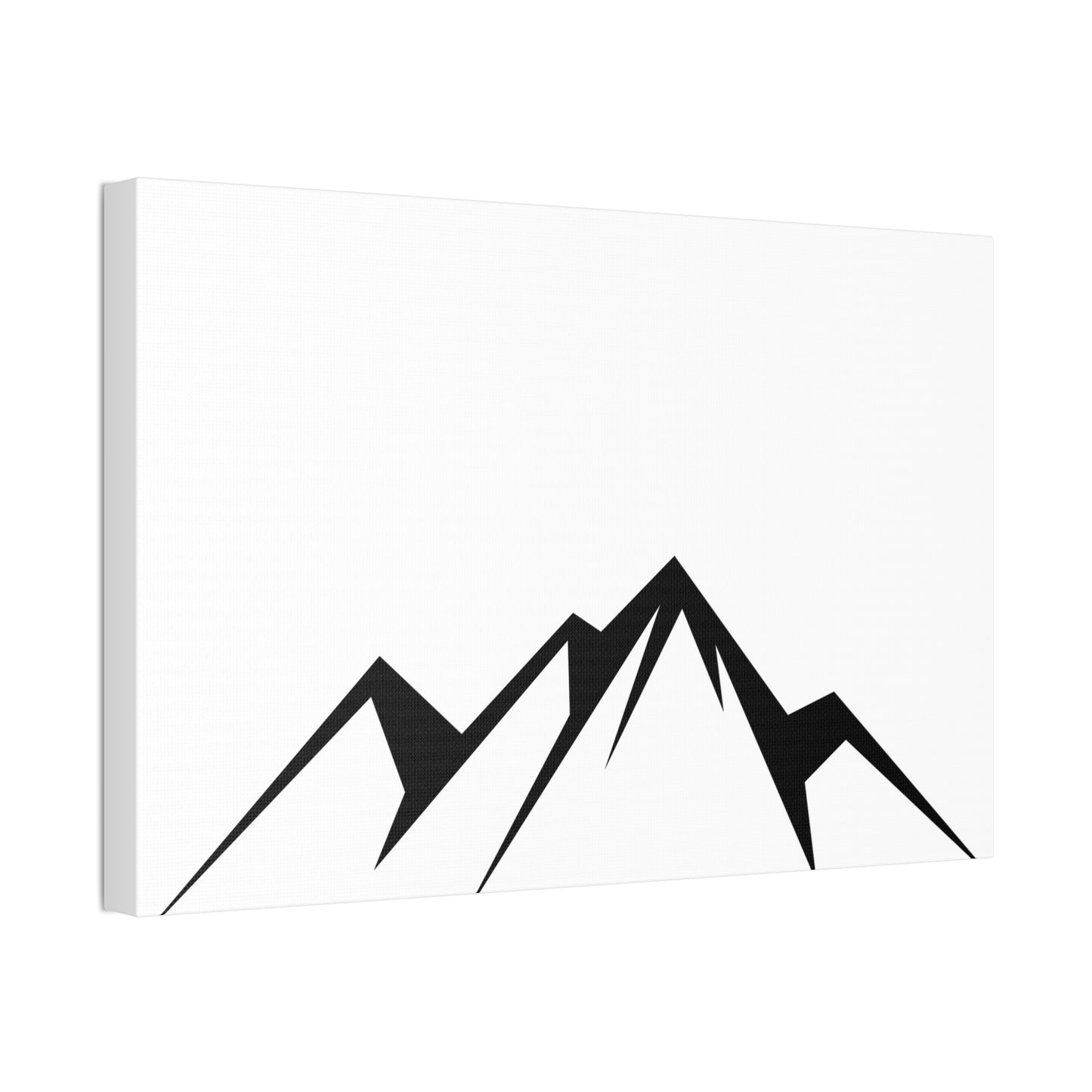 mountains005 - Black Mountain Canvas Art Print