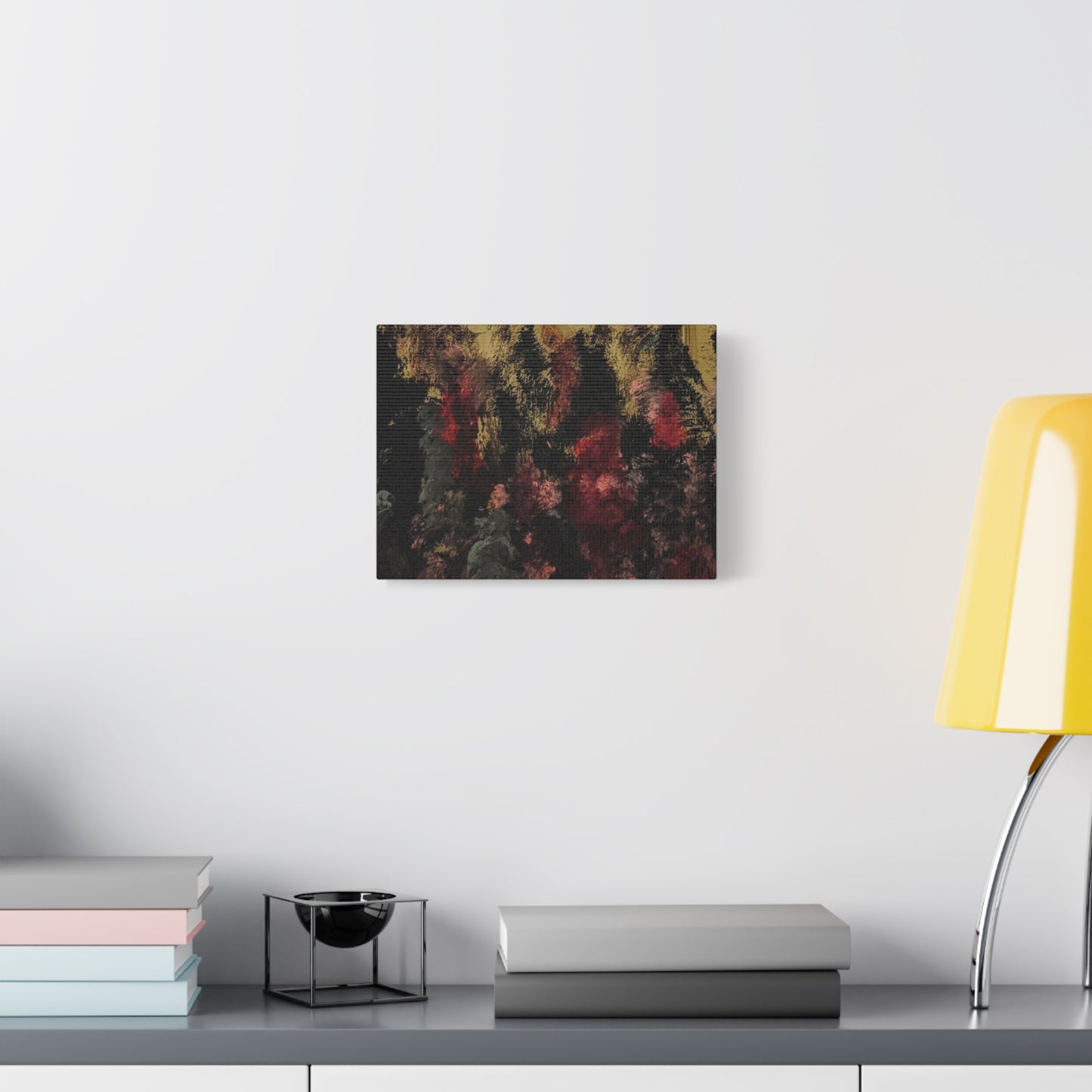Autumn Forest Nightscape Matte Canvas Print — Stretched 1.25"