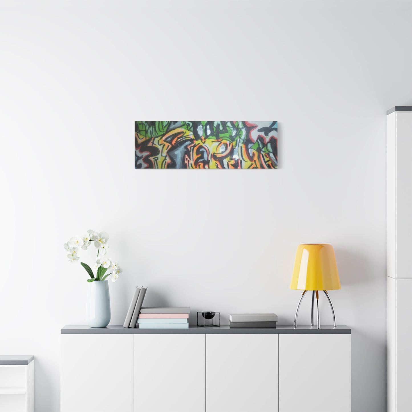 Graffiti Street Art Canvas Print — Urban Colorful Wall Decor