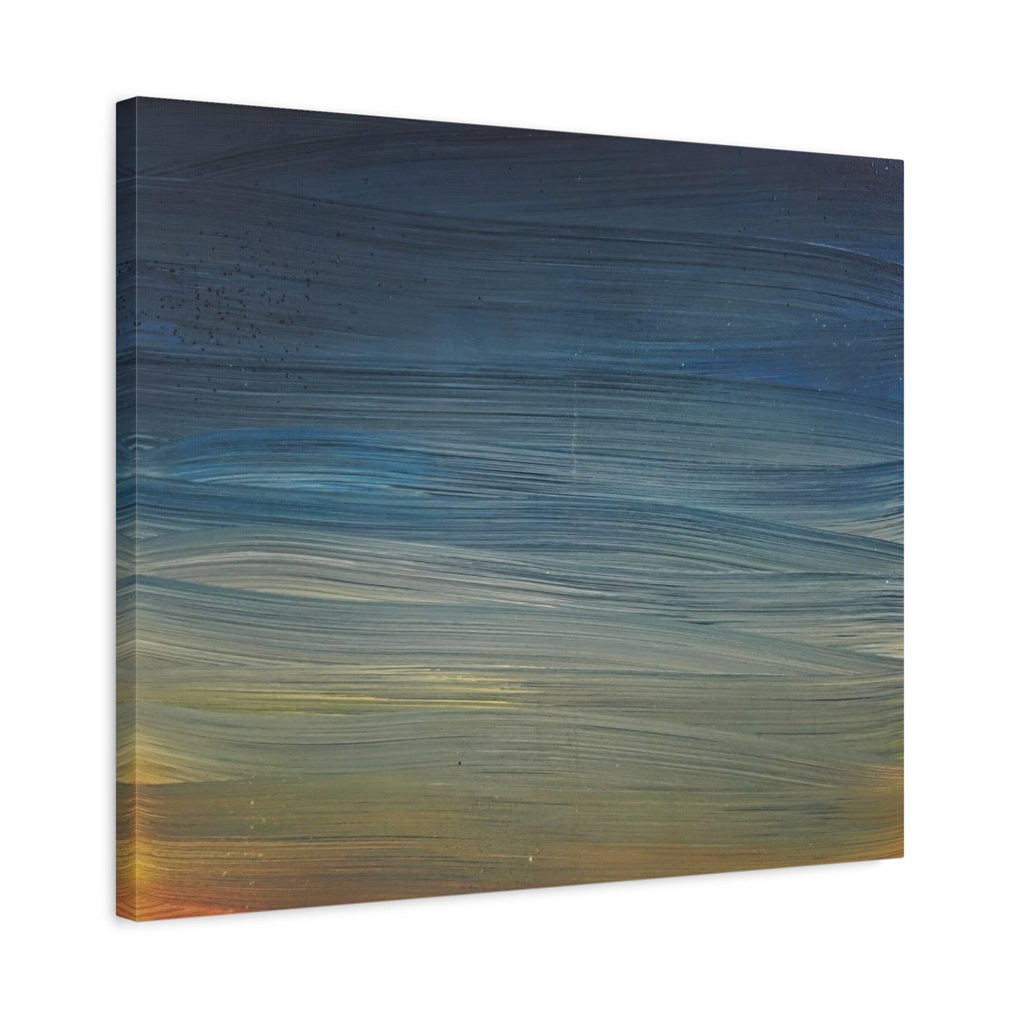 Abstract Coastal Sunset Canvas Print — Matte Stretched Wall Art