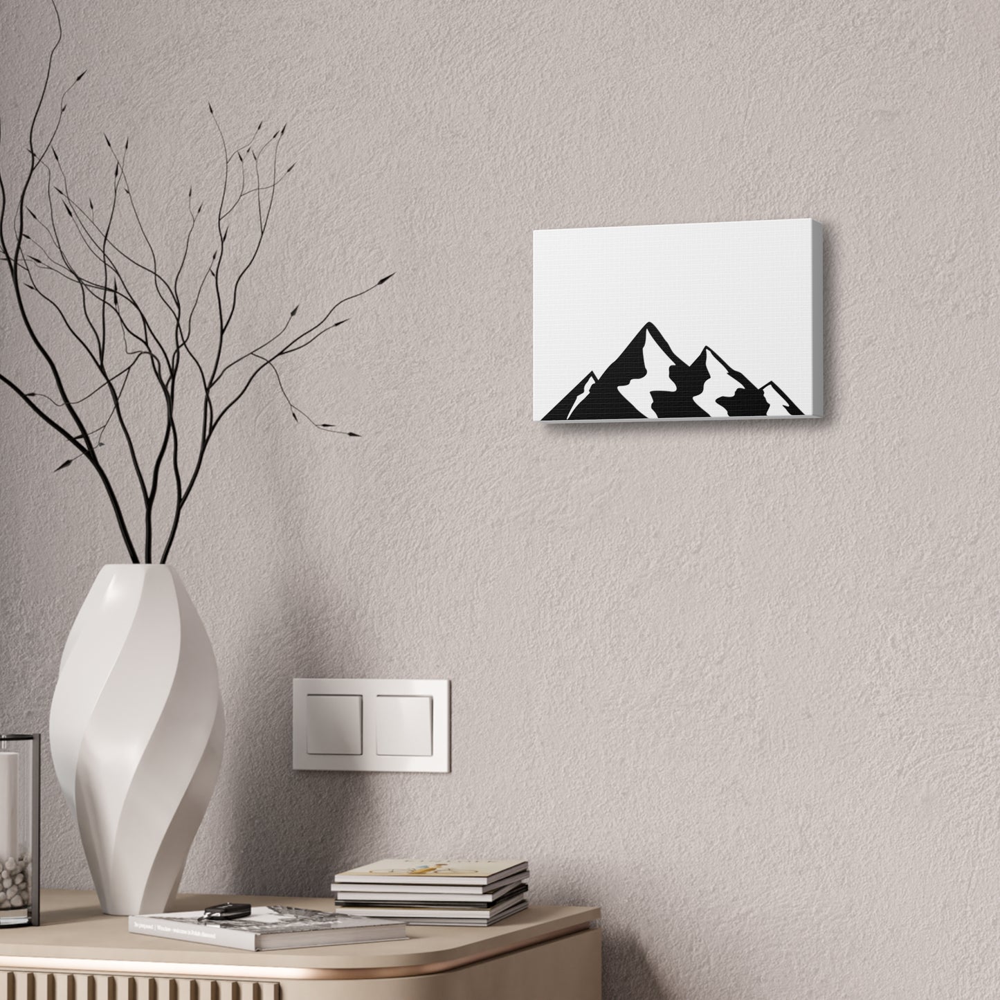 mountains003 - Mountain Landscape Wall Art Canvas