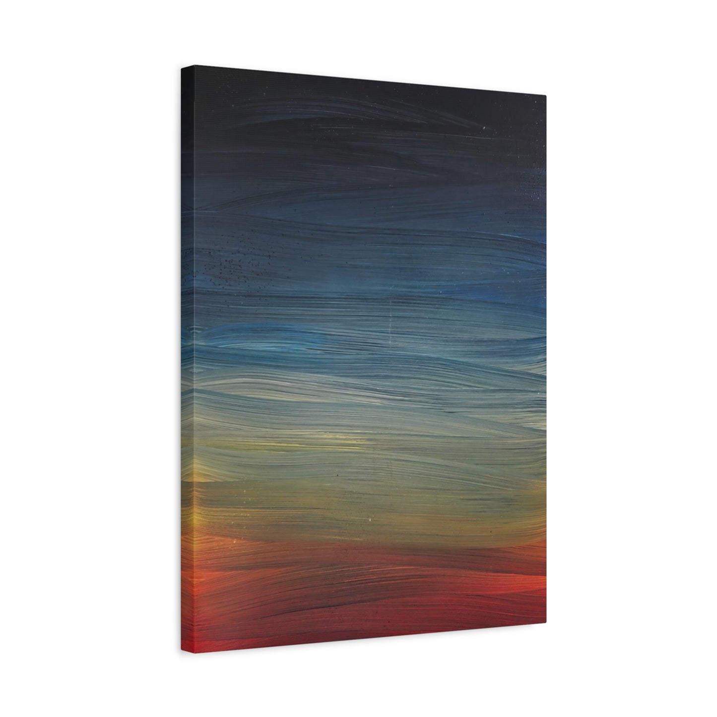 Abstract Coastal Sunset Canvas Print — Matte Stretched Wall Art