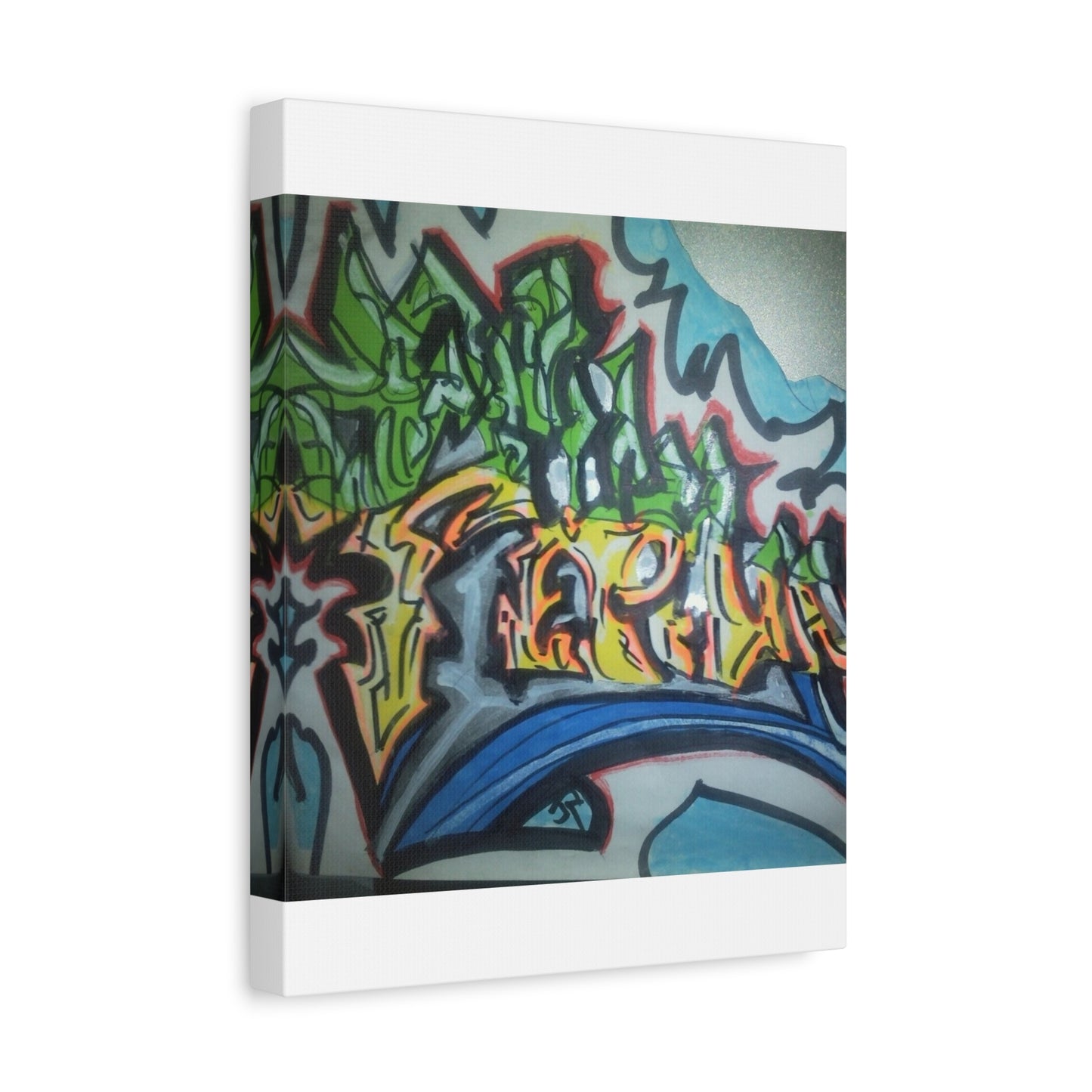 Graffiti Street Art Canvas Print — Urban Colorful Wall Decor