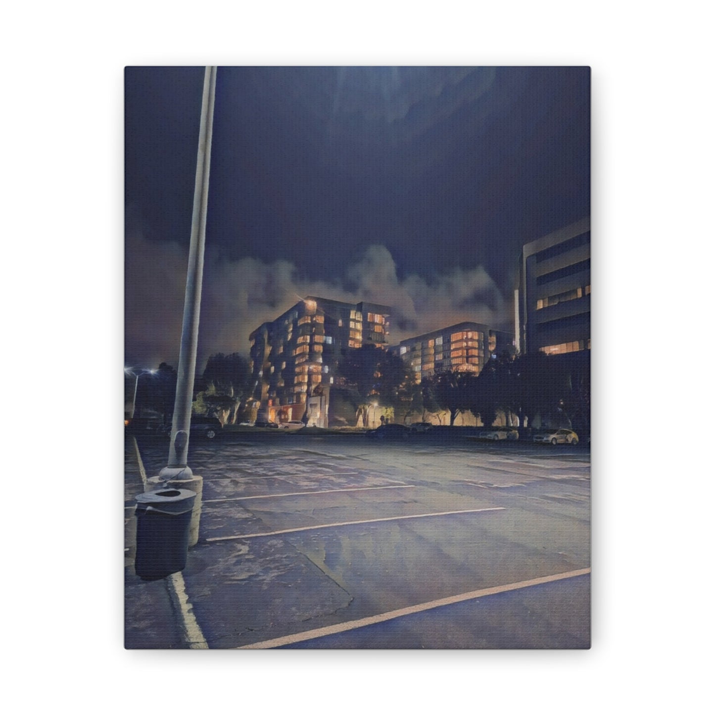 Canvas Art Print - Urban Nightscape Wall Décor