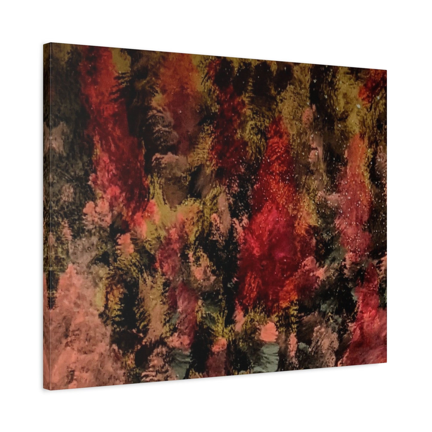 Autumn Forest Abstract Canvas