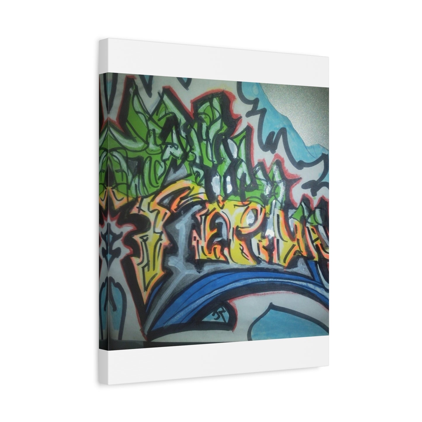Graffiti Street Art Canvas Print — Urban Colorful Wall Decor